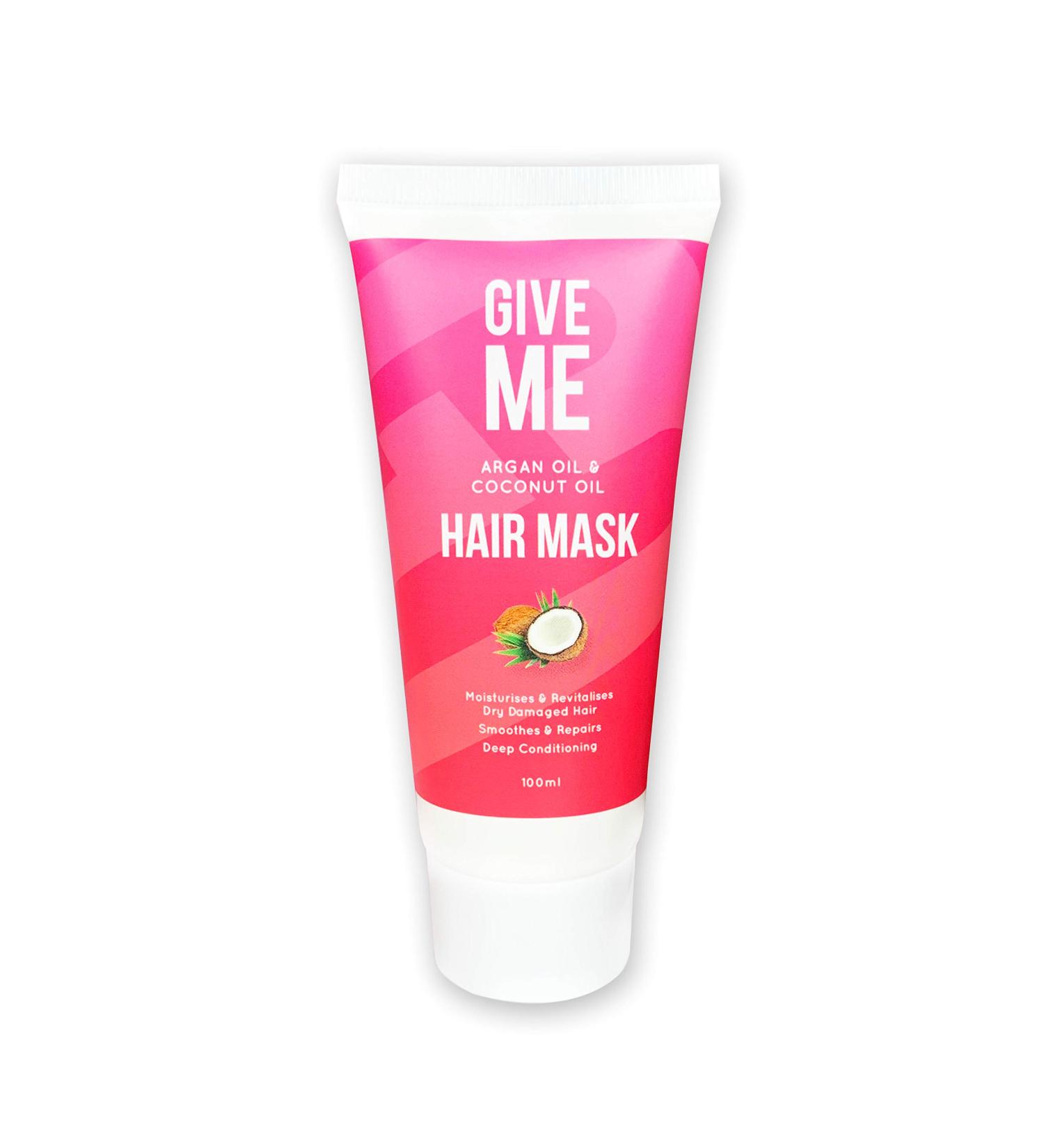 Argan & Coconut Oil Hair Mask Treatment for Dry, Damaged Hair | Give Me Cosmetics - Buy Online on GoSupps.com