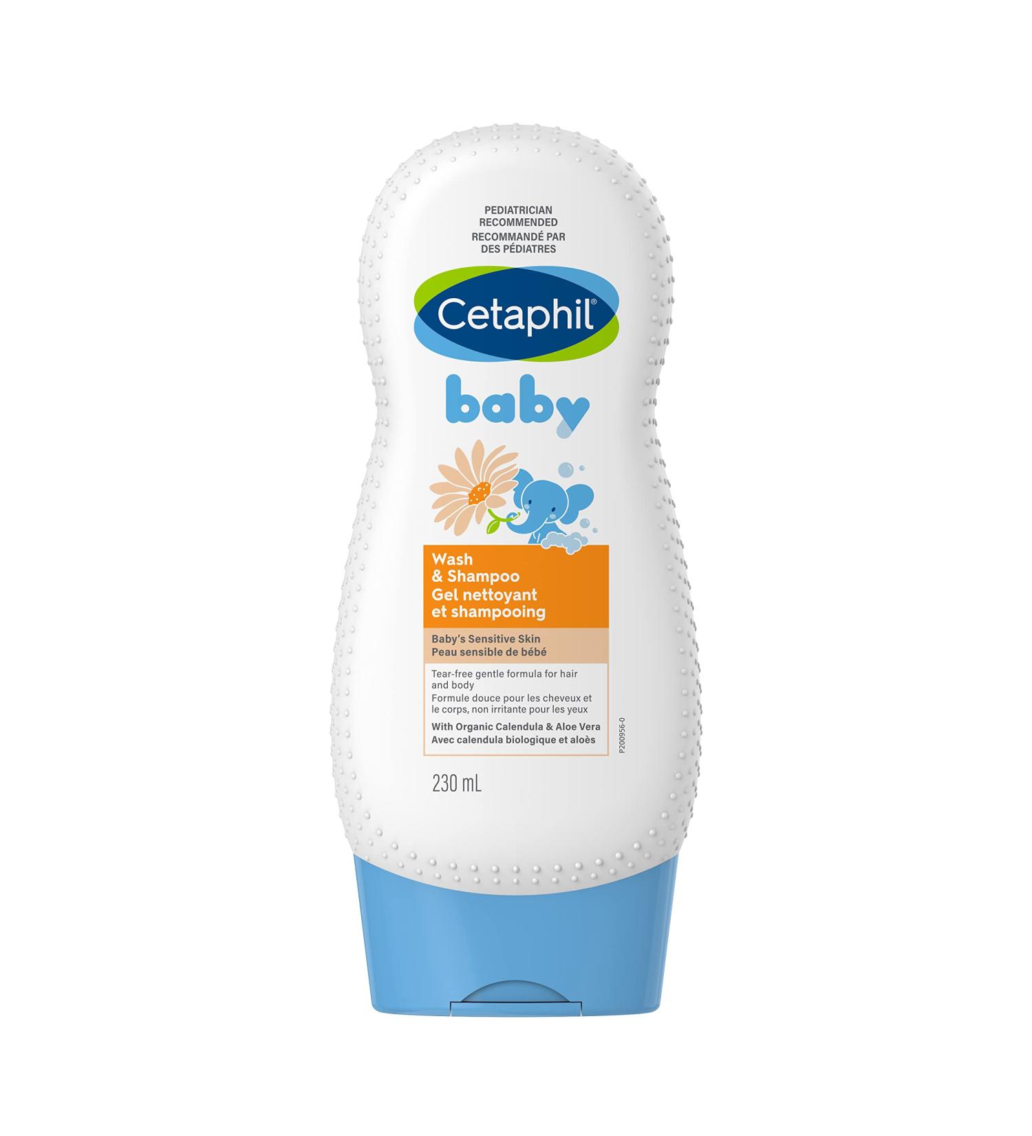 Cetaphil Baby Wash and Shampoo With Organic Calendula - Tear Free - Paraben Colourant and Mineral Oil Free - 230ml 230 ml (Pack of 1) Wash & Shampoo - Buy Online on GoSupps.com