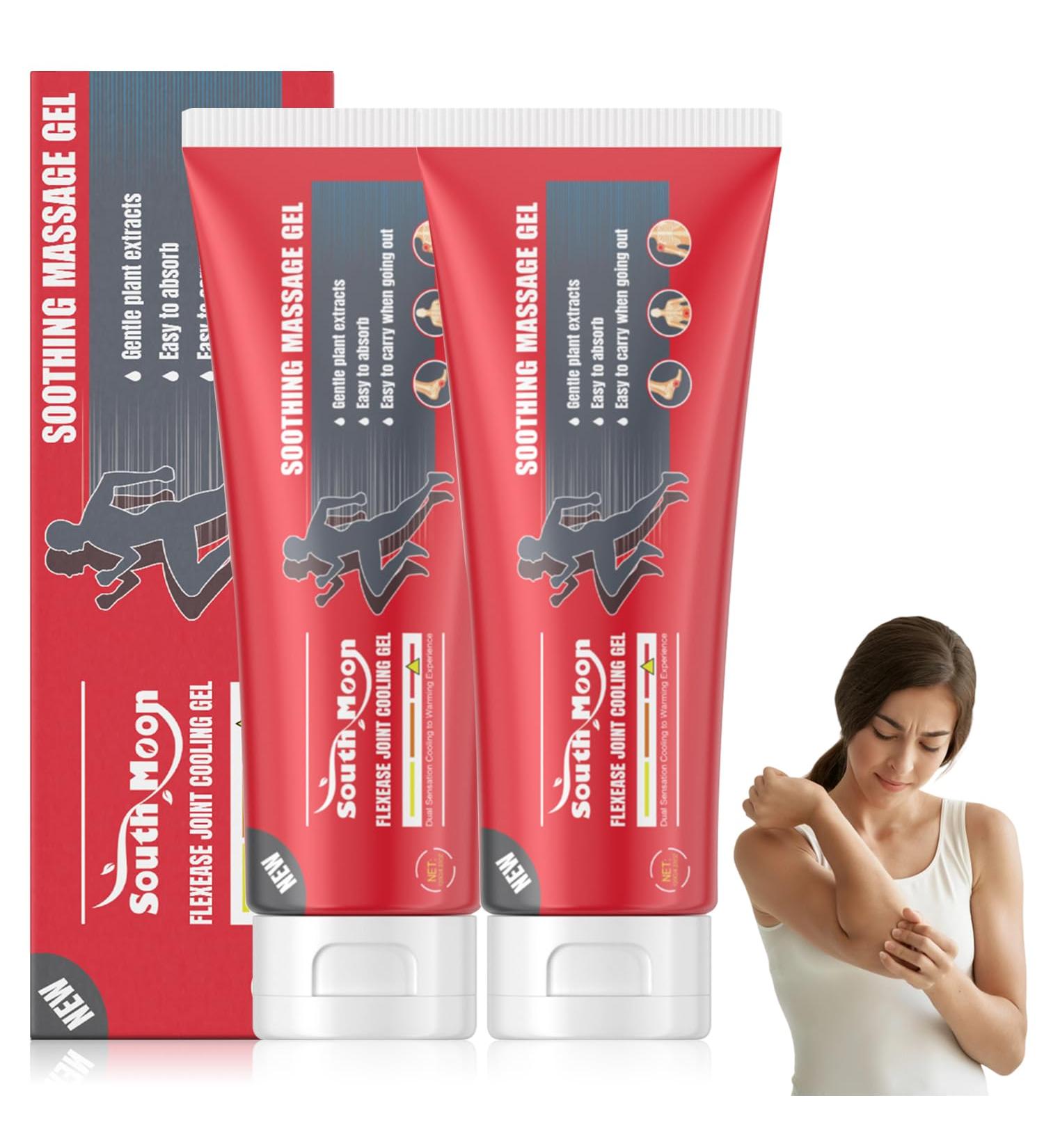 2pcs Joint Purple Gel Soothing Massage Cream Joint Relief Massage Rapid Cream Suitable for Knee Lumbar Neck Hand and Foot - Buy Online on GoSupps.com