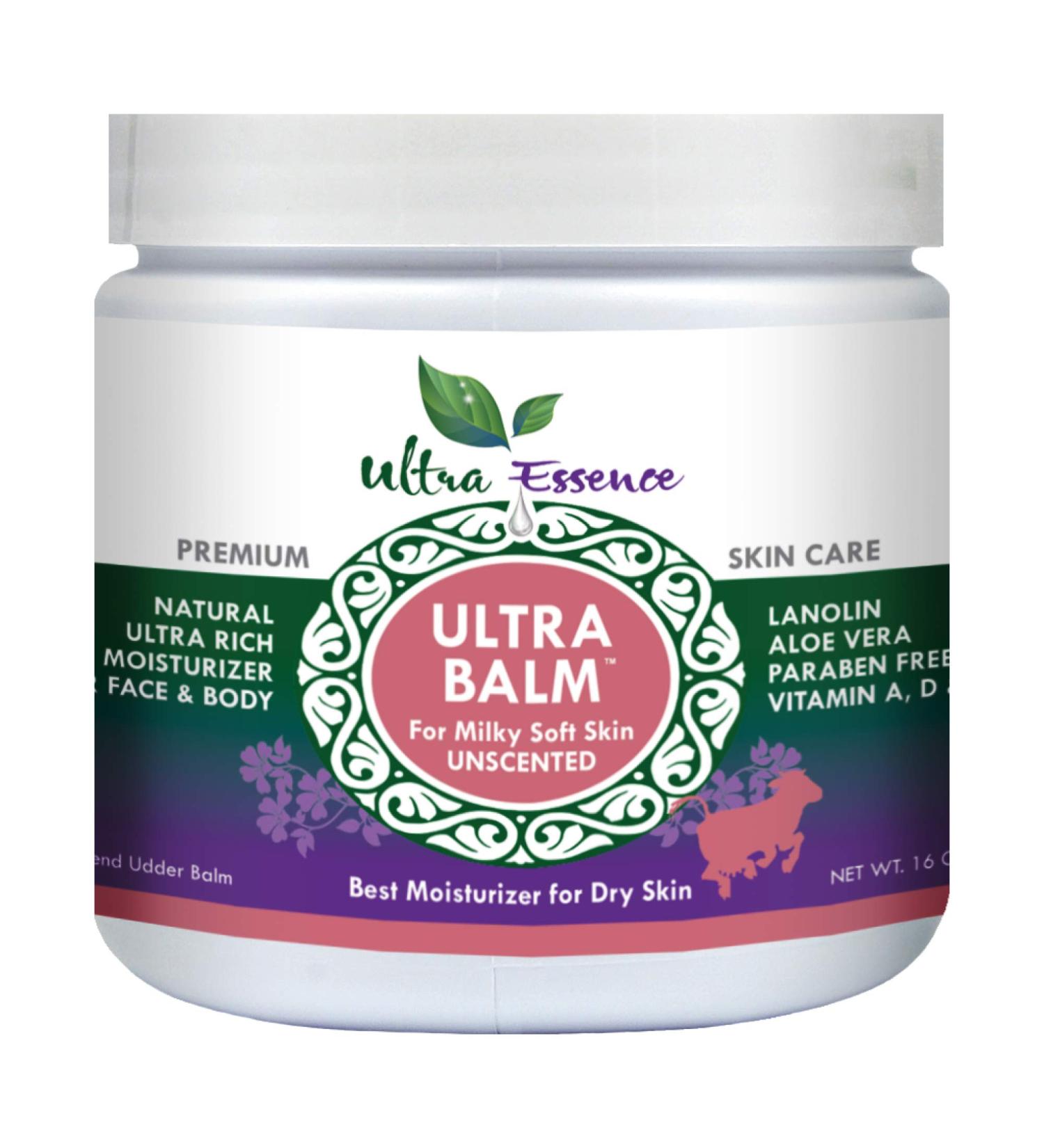 Daily Moisturizer for Dry Itchy Skin | 16 oz Eczema & Psoriasis Relief | Lanolin Vitamins A D E & Aloe Vera | Unscented Face Body & Hand Cream - Buy Online on GoSupps.com