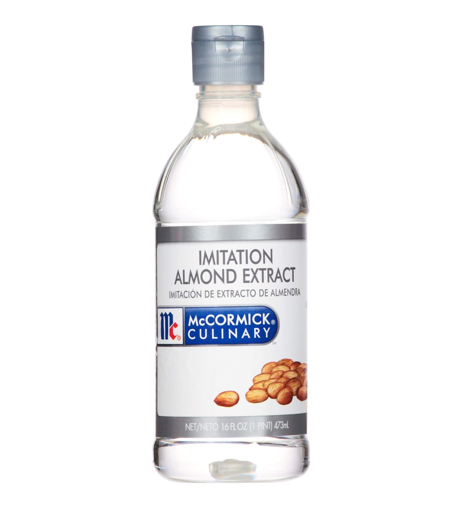 McCormick Culinary Imitation Almond Extract 16 fl oz - Clear Almond Extract for Baking & Desserts - 1 Bottle - Buy Online on GoSupps.com