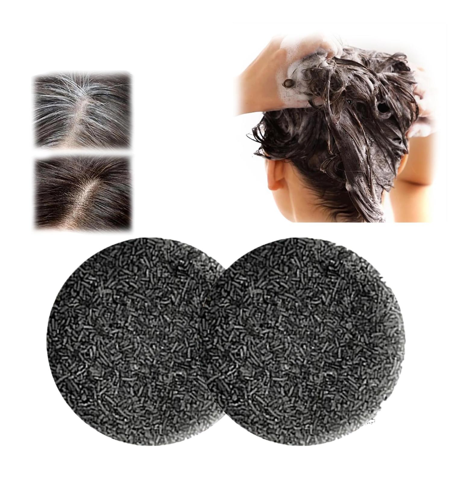 Man Gray Hair Reverse Bars (2pcs) - Unisex Gray Hair Repair Shampoo Bar for Men & Women Root Activator Formula - Buy Online on GoSupps.com