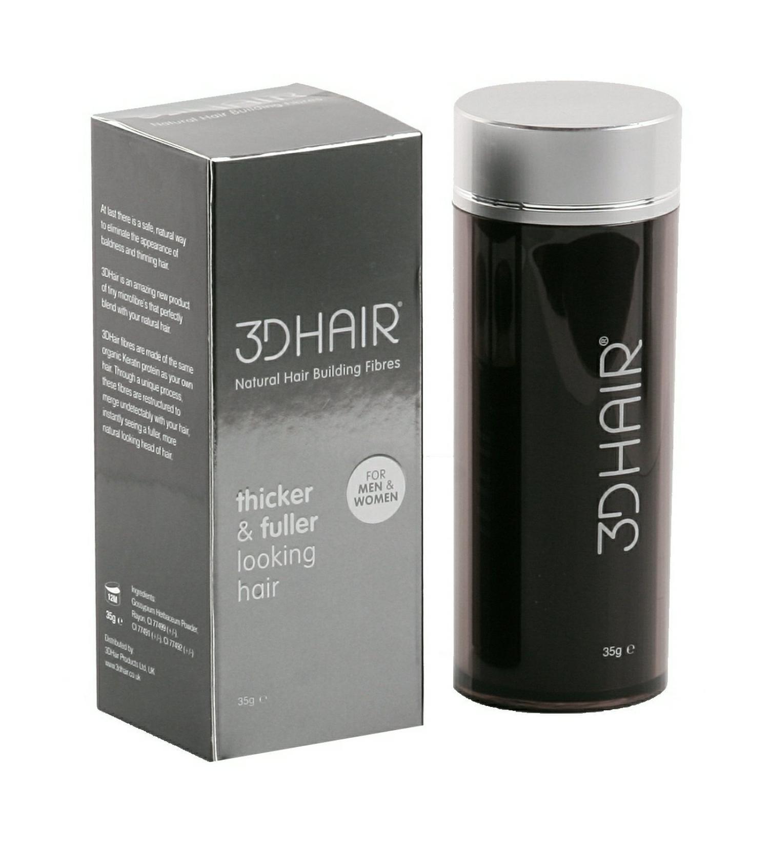 3D Hair Loss Fibres for Thinning Hair 35g (Medium Brown)