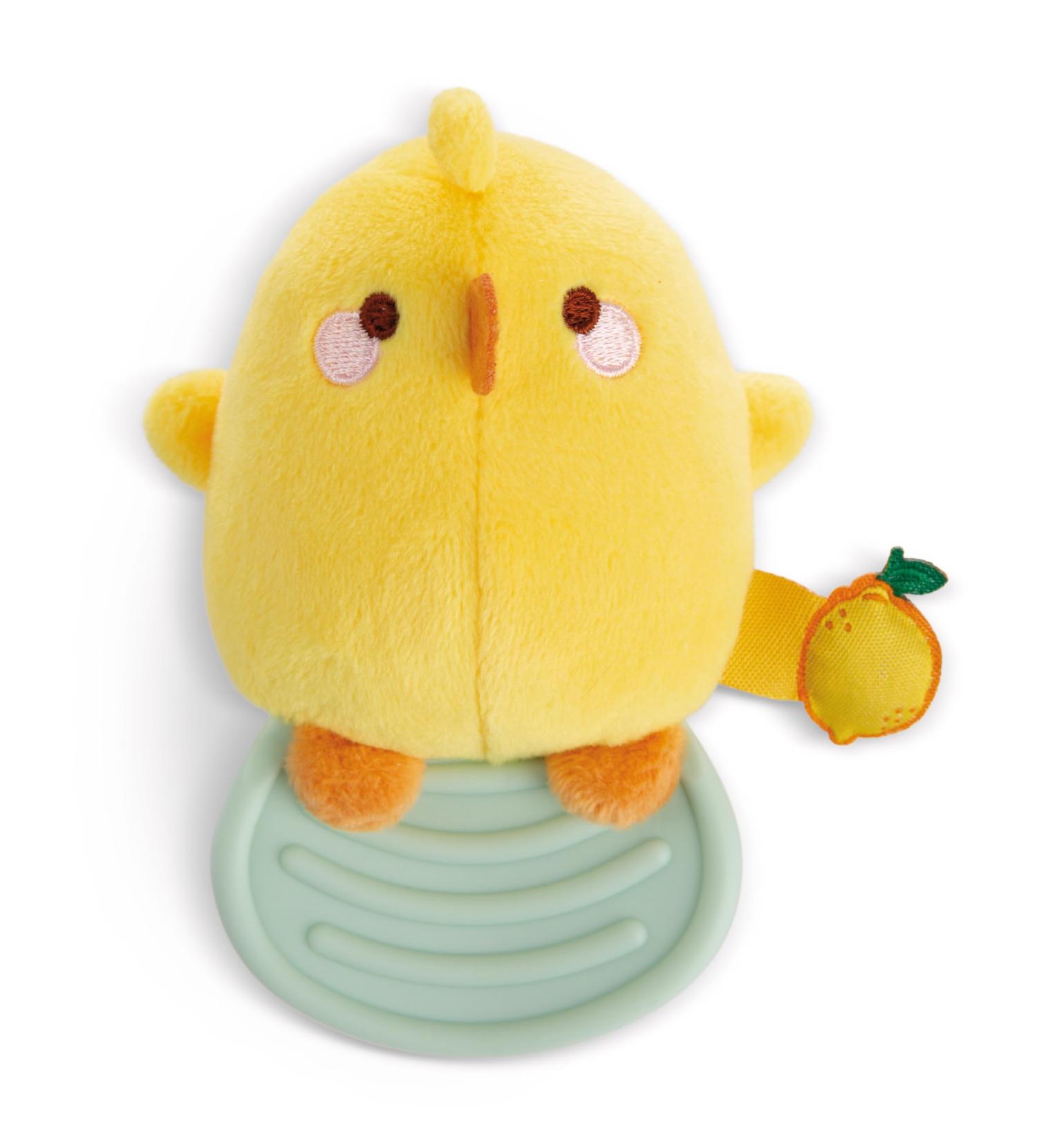 NICI 49478 Teething Ring Piu - Yellow Cuddly Toy for Babies & Toddlers | Perfect for Grasping Cuddling & Sleep Discovery - Buy Online on GoSupps.com