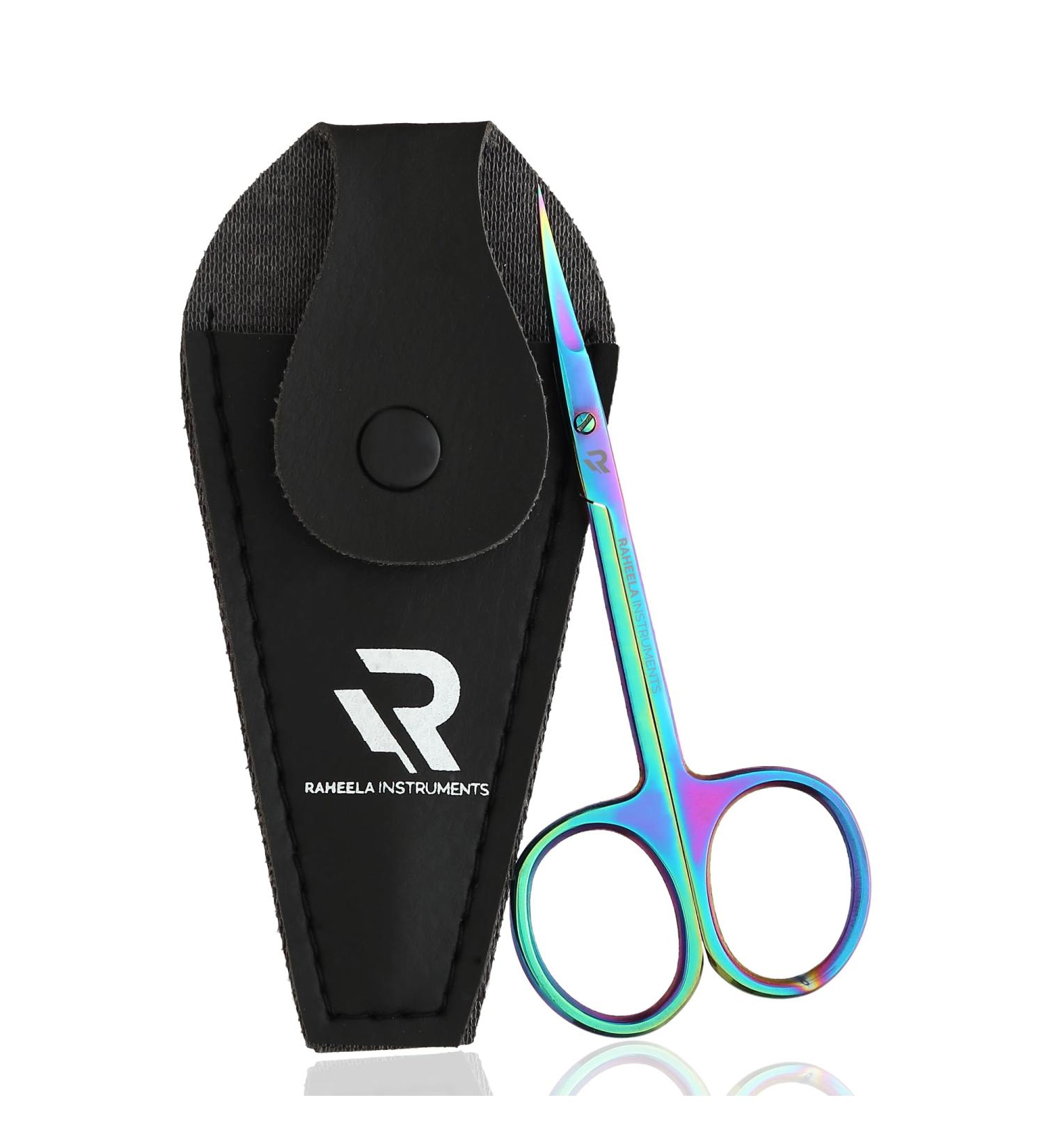 Cuticle Nail Scissors Multi Purpose Small Manicure Scissors Pedicure Finger & Toe Nail Cuticle Scissors Professional Thin toenail Scissors Eyebrow Scissors for Men and Women (Multi Colour) - Buy Online on GoSupps.com