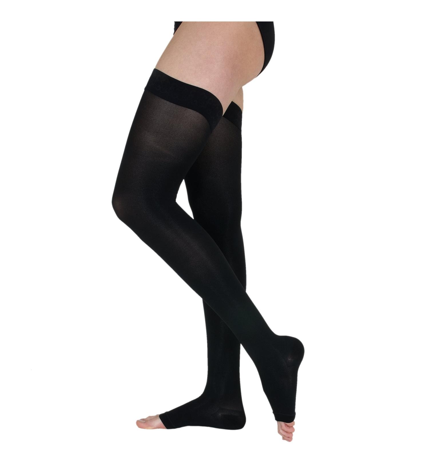 BelaVen AN61605 thigh high stockings class I open toe 1 pack (1 x 1 piece) XXL
