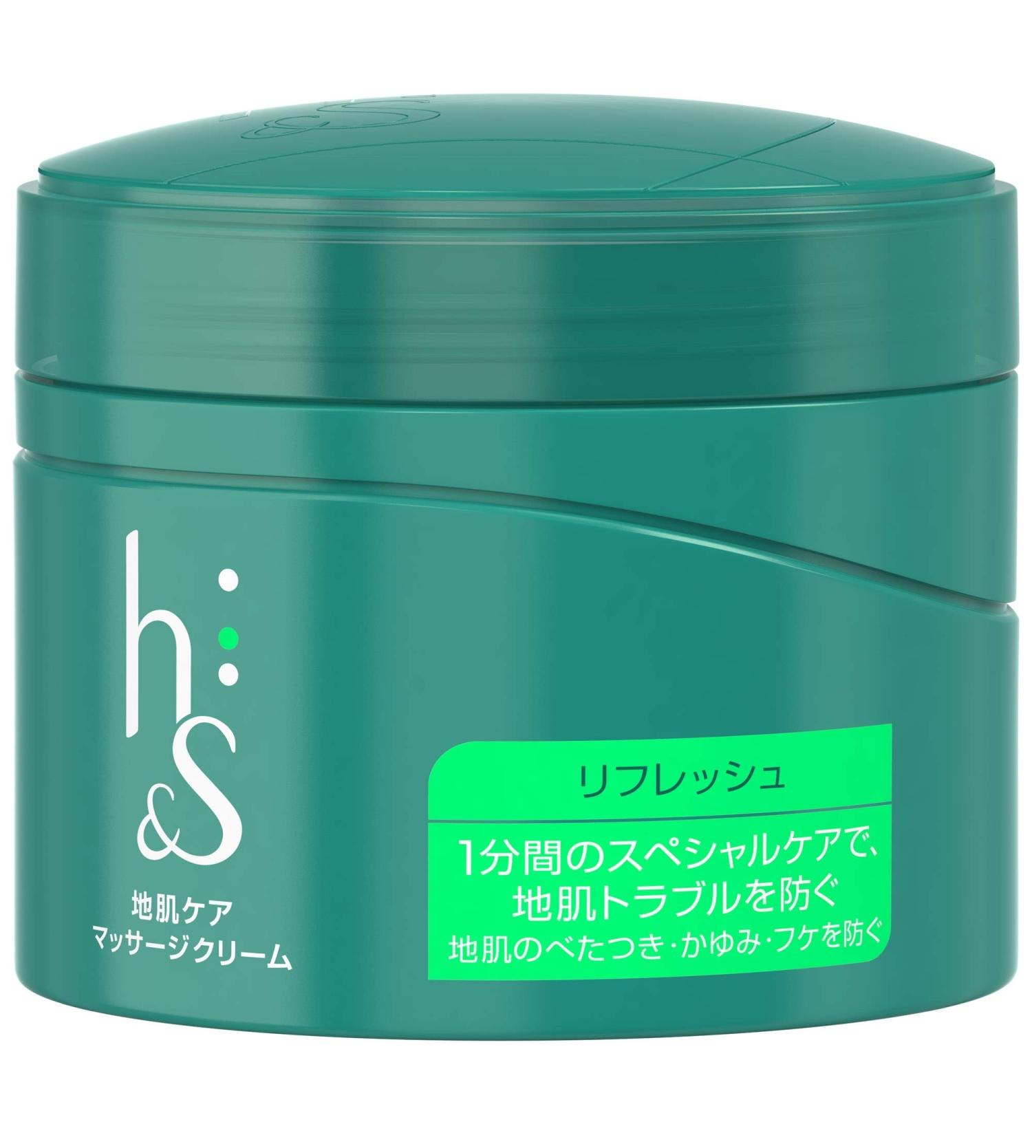 HS & S (h & s) scalp massage cream (flush treatments) refresh 185g - Buy Online on GoSupps.com