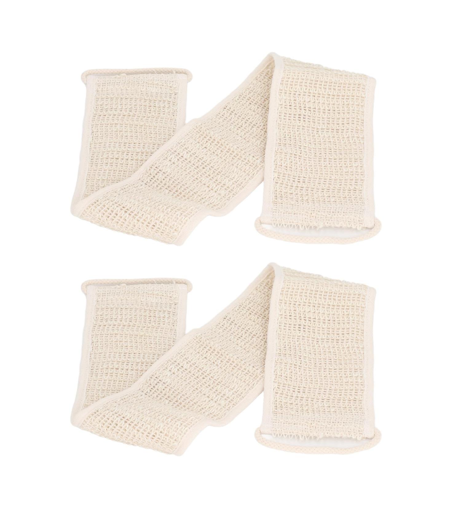 Exfoliating Back Scrubber Dead Skin Removal Towel Deep Cleansing with Soft Texture Suitable for Daily Cleaning Needs Cotton Linen - Buy Online on GoSupps.com