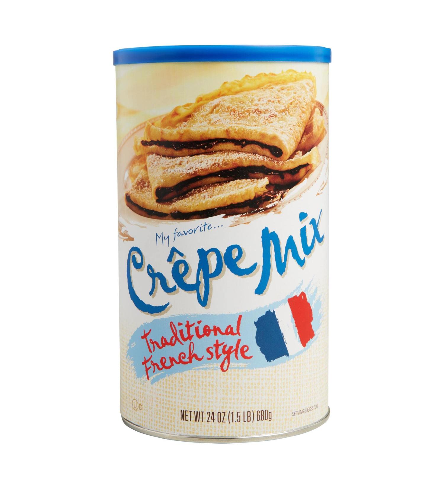 Delicious Gourmet Crepe Mix: Perfect for Breakfast, Pantry Staple for Crepe Maker, Easy to Make Savoury Snacks or Sweet Desserts - Traditional French Style - Buy Online on GoSupps.com