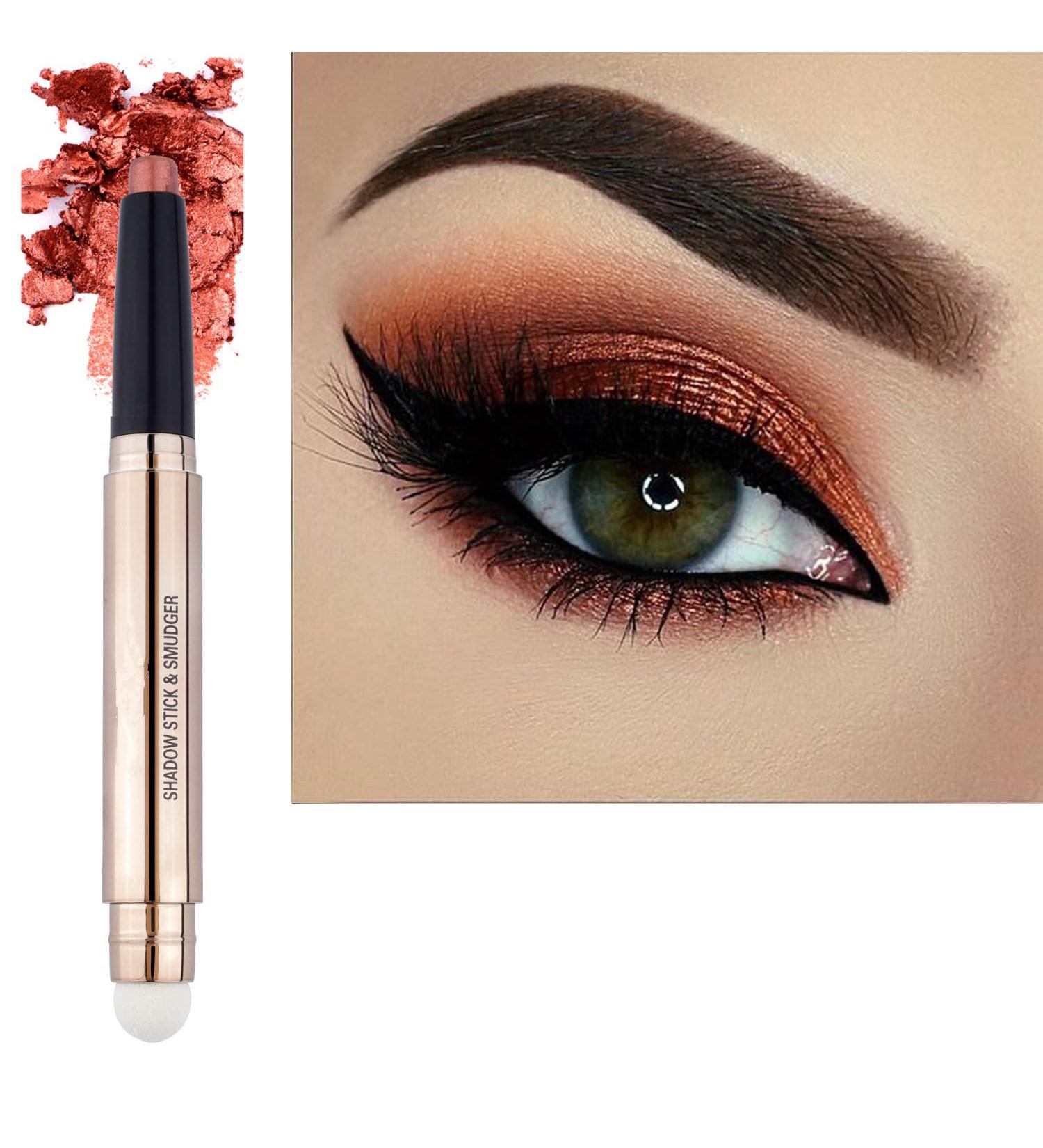 Daeuwiutr 2-in-1 Copper Shimmer Eyeshadow Stick - Waterproof & Long Lasting - Buy Online on GoSupps.com