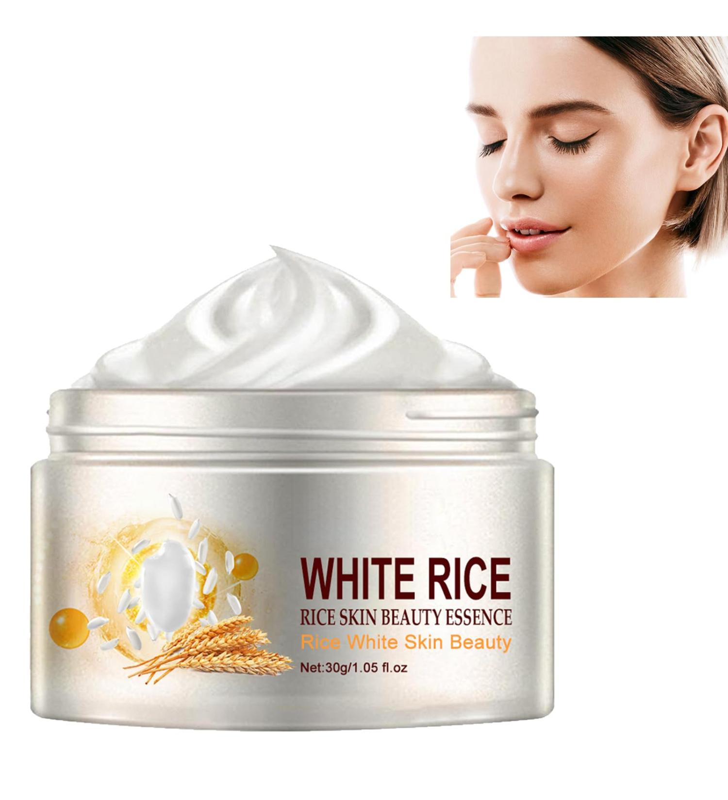 KOAHDE Rice Whitening Face Cream Anti-Wrinkle Rice Face Cream Rice Skin Whitening Face Cream Rice Moisturising Cream for the Face Rice Skin Care Face Cream 30 g - Buy Online on GoSupps.com