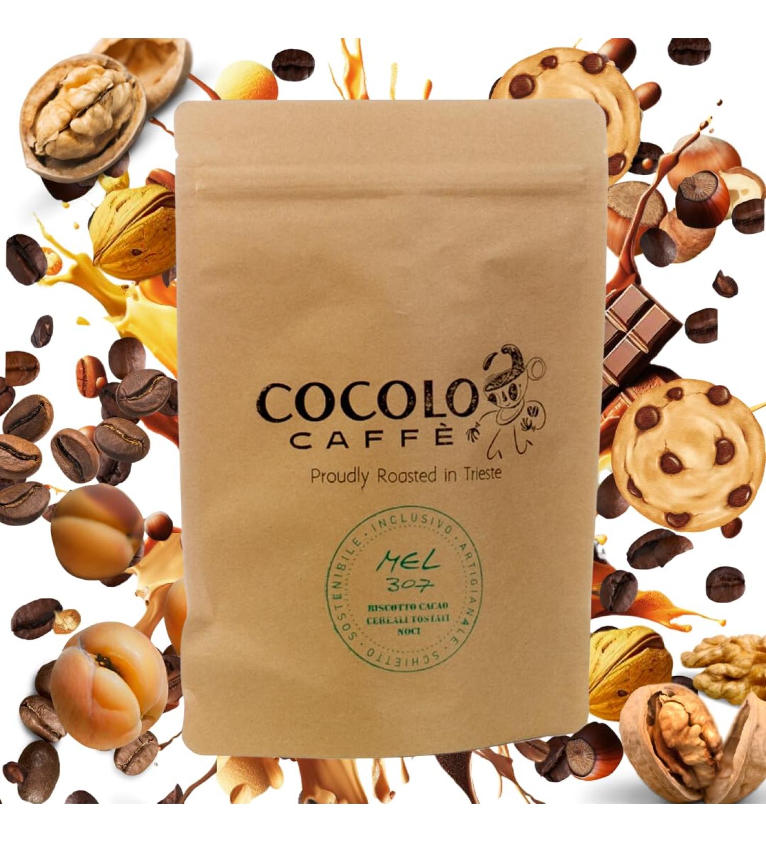 COCOLO CAFF Artisanal Roast Blend "Mel 307" 100% Coffee Beans Specialty Coffee Origin South America and Asia (250g) - Buy Online on GoSupps.com