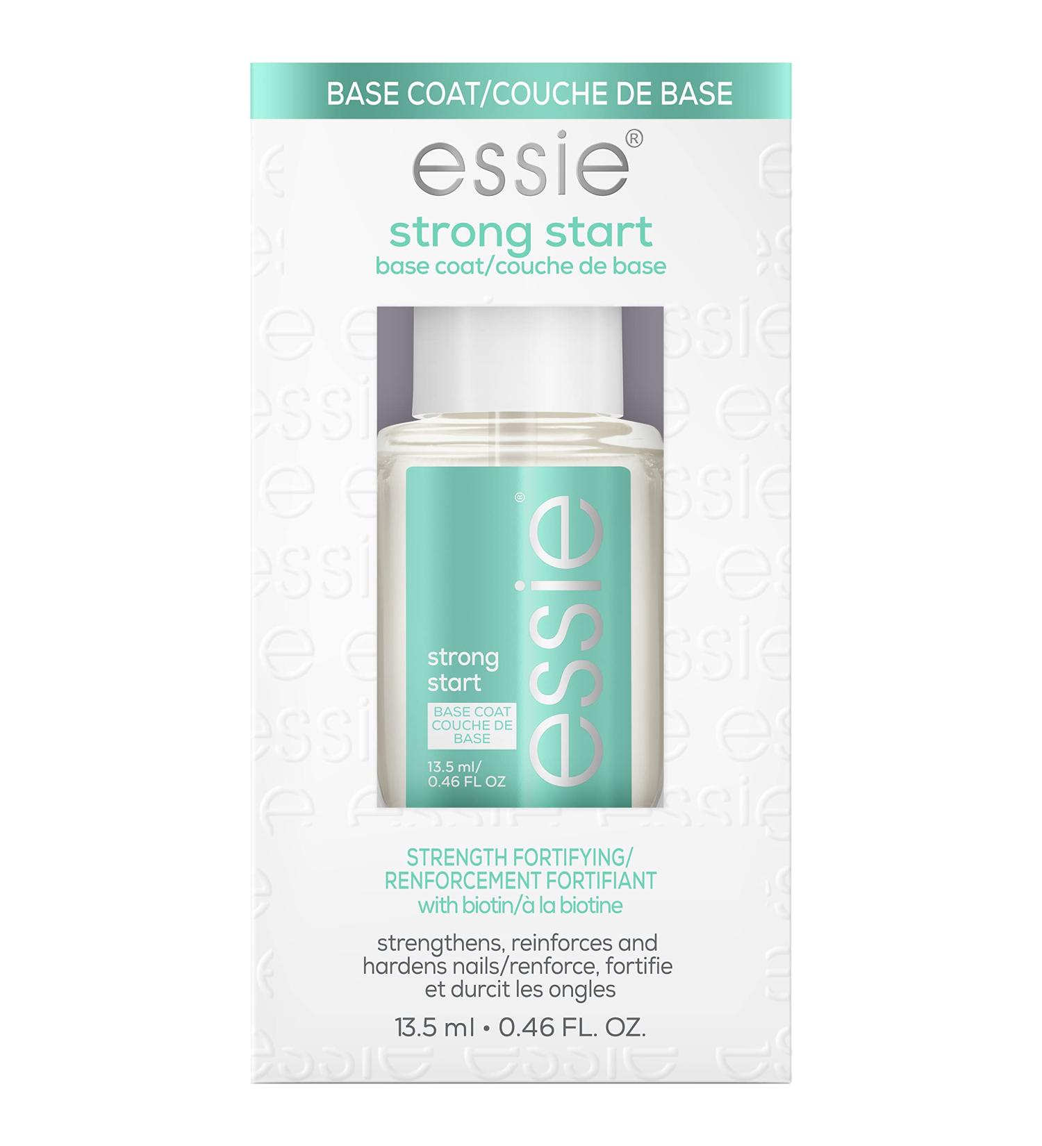 essie Strong Start Nail Strengthening Base Coat  0.46 Ounce BASE COAT STRONG START BASE COAT - Buy Online on GoSupps.com