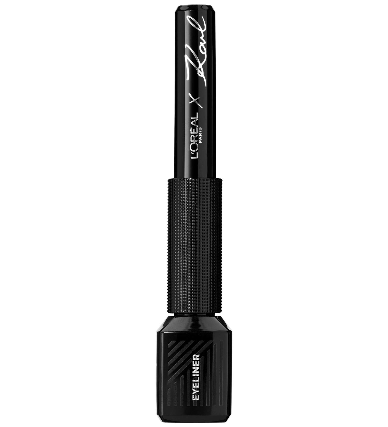 L'Or al Paris Karl Lagerfeld Eyeliner No. 11 Rock Blue Black - Metallic Liquid Eyeliner | Limited Edition 2.5 ml - Buy Online on GoSupps.com