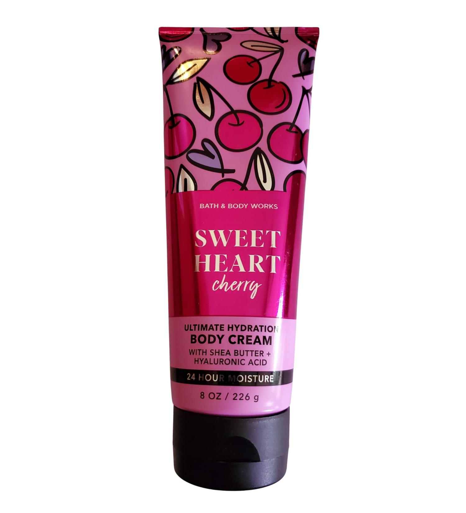 Bath & Body Works Sweetheart Cherry Ultimate Hydration Body Cream 8 Ounces