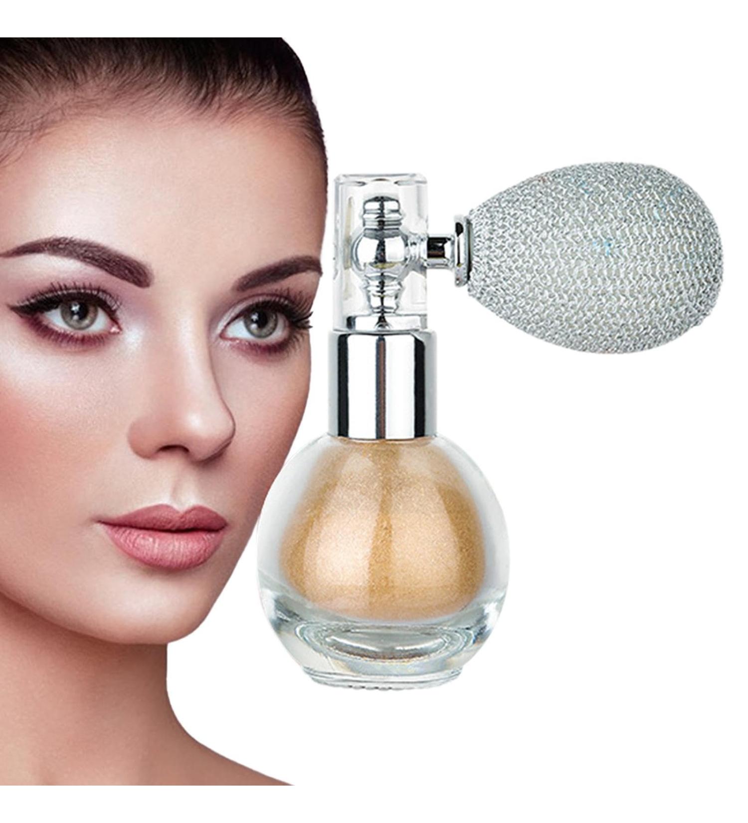 Highlighter Powder Spray Highlighting Nourishing Spray with Glitter - Women Longwearing Makeup Highlighter for Home Dating Traveling Working Gathering Shopping Littryee 2# - Buy Online on GoSupps.com