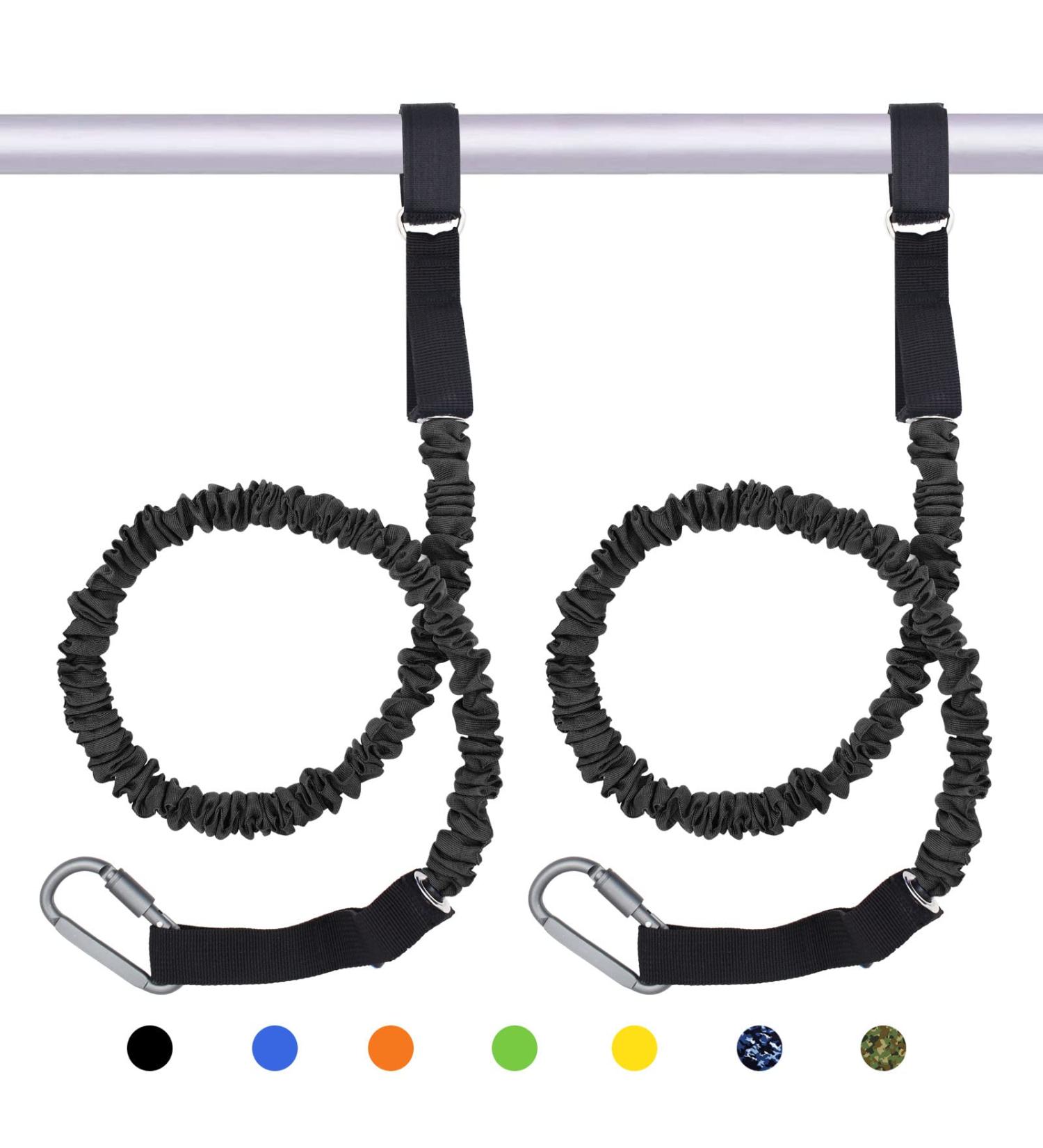 VNVM Kayak Paddle Leash 2 Pack  Paddle Leash Lightweight Coiled Kayak Rod Leashes for SUP Kayaking Canoing Fishing Boating Black 2 packs - Buy Online on GoSupps.com