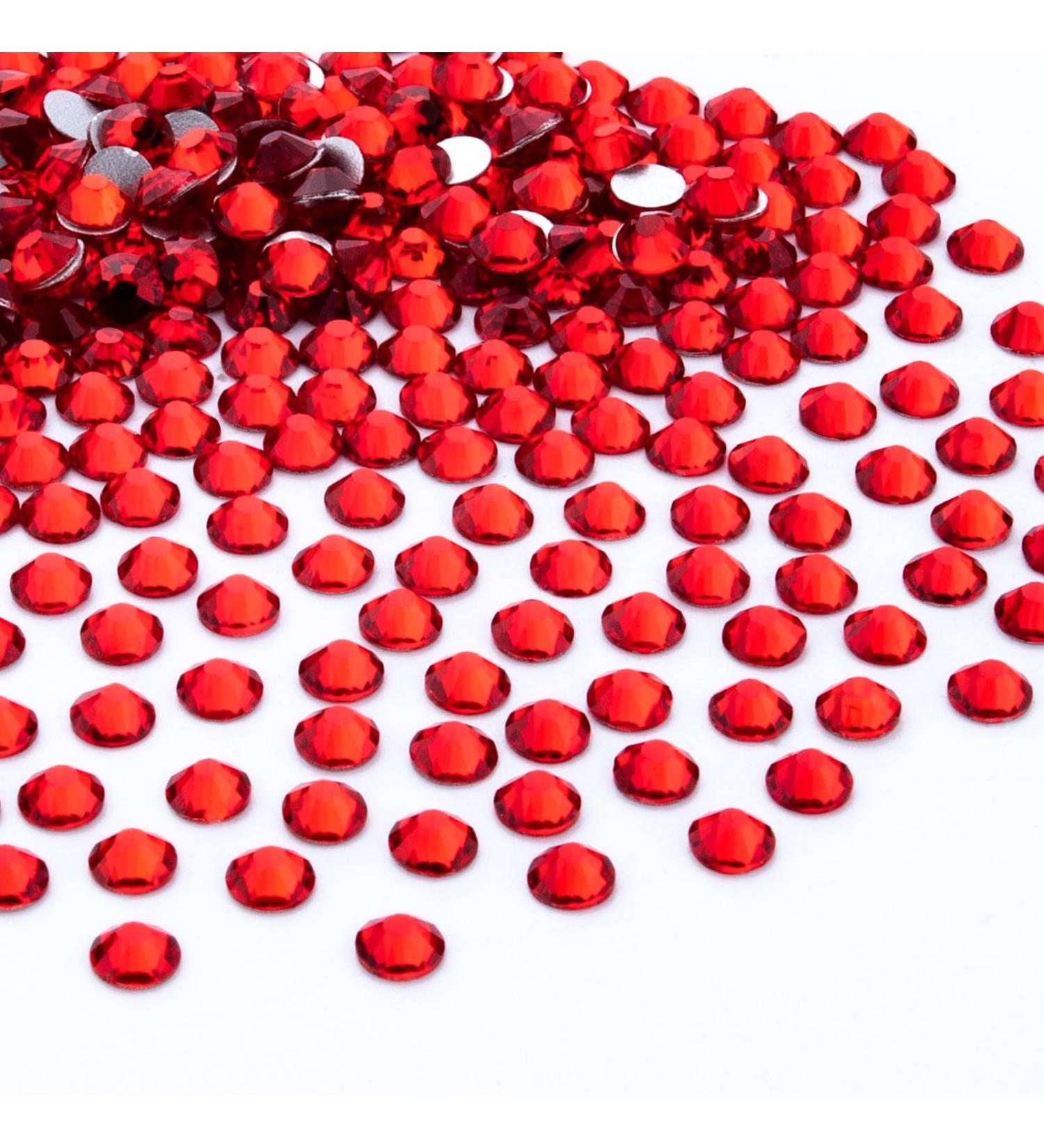 YHMQ 2880 Pieces Red Rhinestones for Nails - SS10 Nail Crystals (2.6-2.8 mm) - Perfect for Nail Art & DIY Designs - Buy Online on GoSupps.com