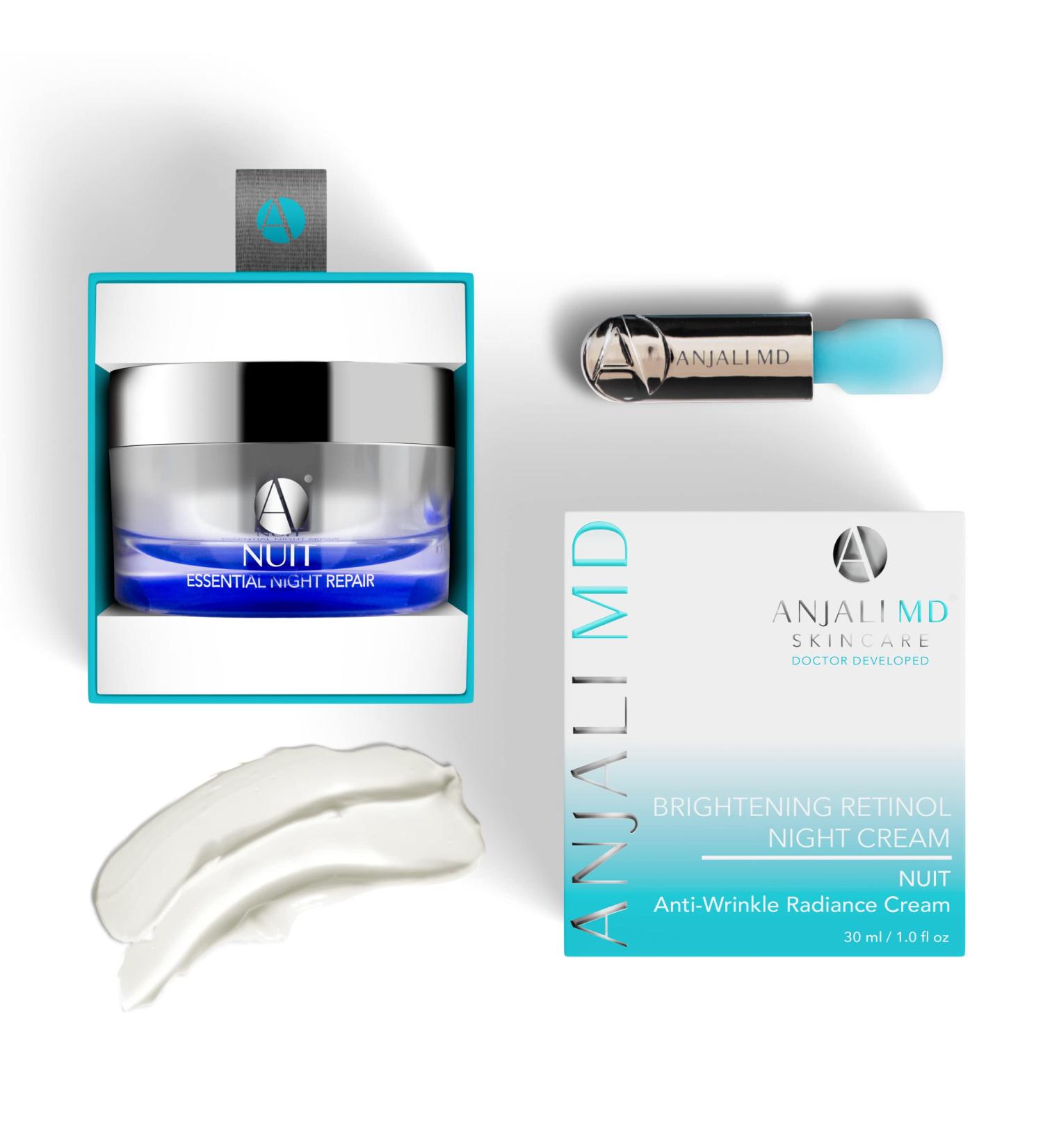Nuit Anti-Aging Retinol Night Cream - Reduce Wrinkles Sun Damage & Dark Spots - Shop Worldwide - Buy Online on GoSupps.com