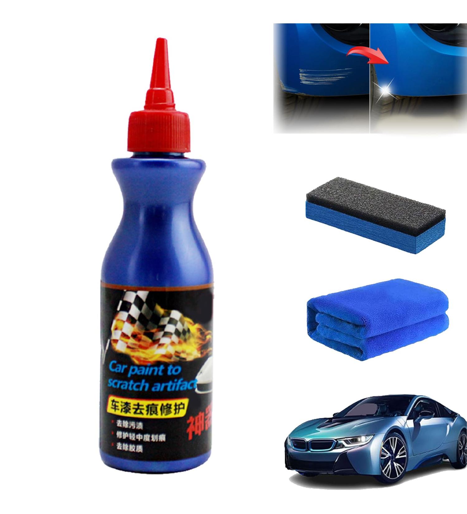 Whimsyard Car Scratch Remover Car Paint to Scratch Artifact Ultimate Car Scratch Remover Paint Scratch Repair Agent Car Scratch Remover Kit with Wipe & Sponge (1PCS) - Buy Online on GoSupps.com