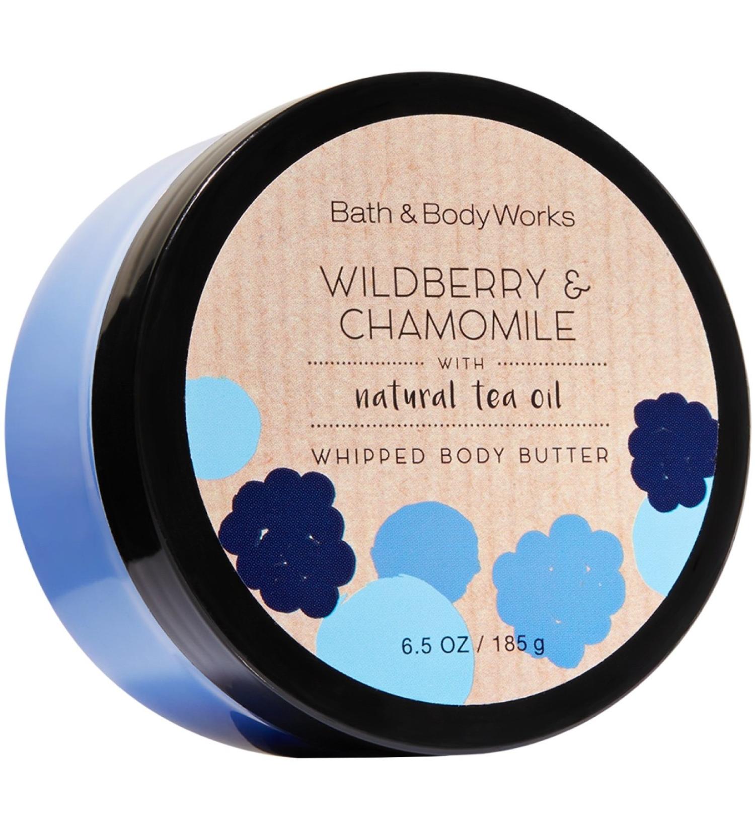 Bath & Body Works Wildberry & Chamomile Whipped Body Butter 6.5 Oz.