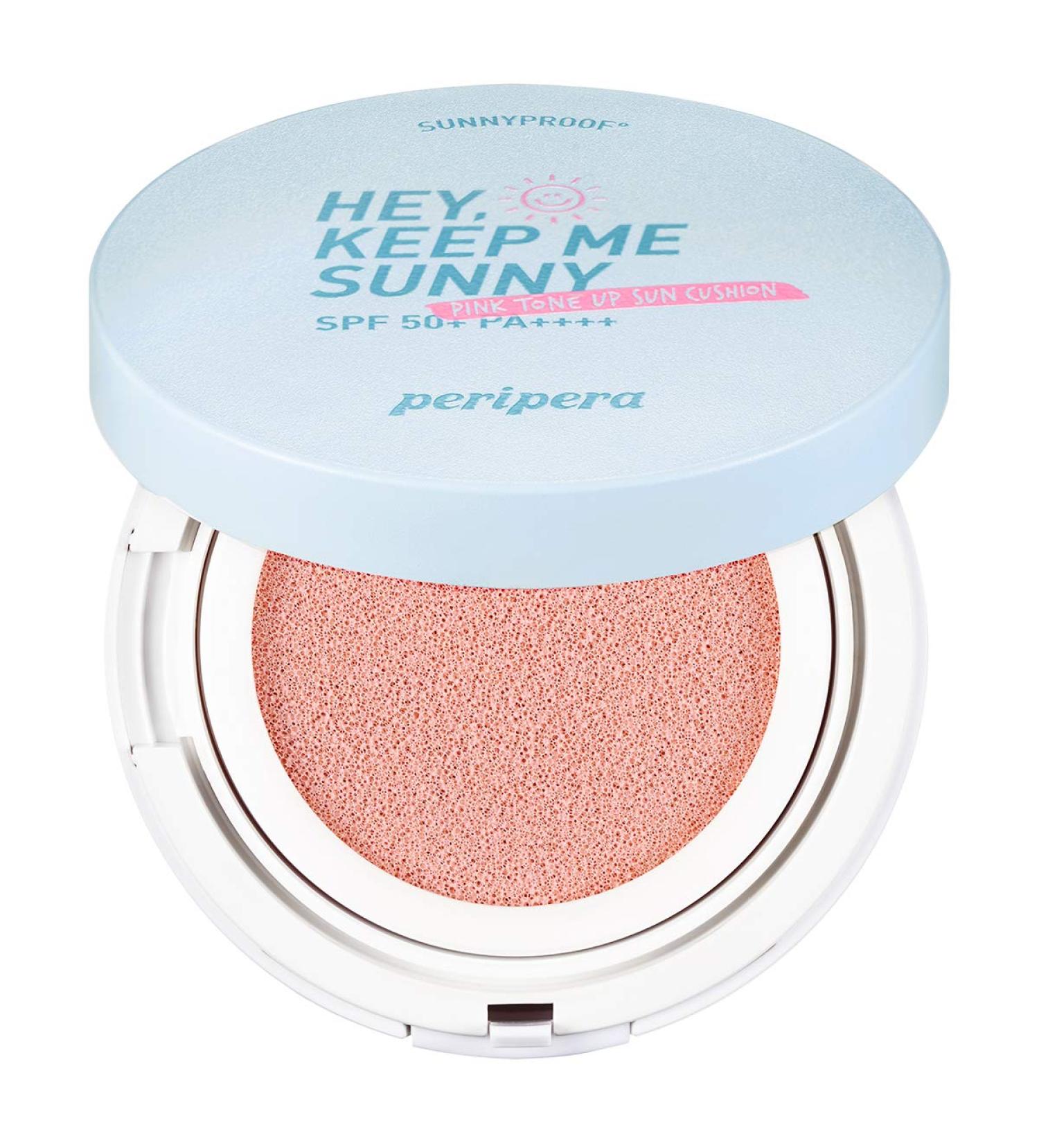 Peripera Sunnyproof Pink Tone Up Sun Cushion - Soothes Protection Hydrates For Softer Healthier Skin - Spf50+ Pa++++ - 13g - Buy Online on GoSupps.com