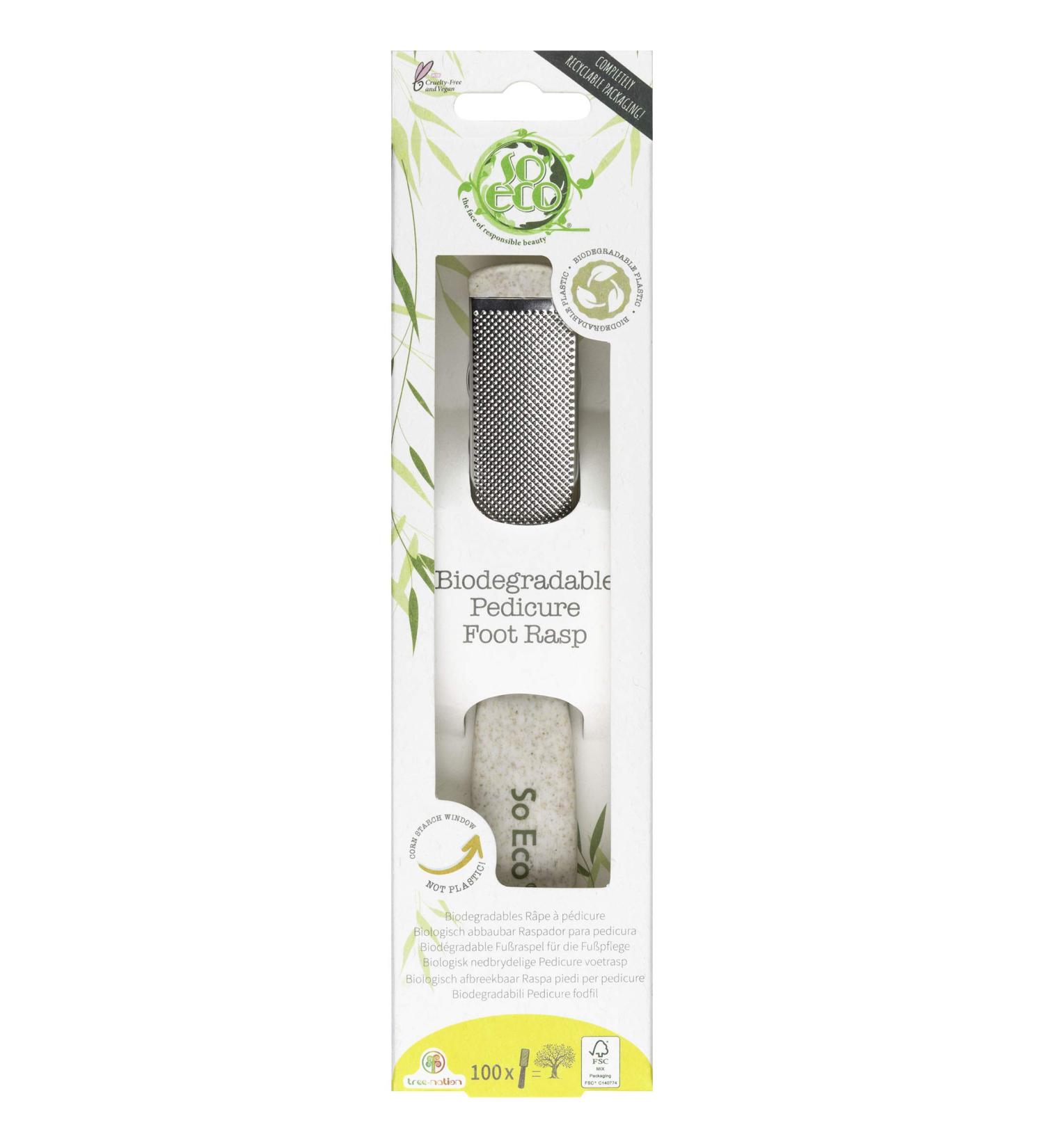 So Eco Biodegradable Pedicure Foot Rasp | Eco-Friendly Foot Care Tool for Smooth Feet - Buy Online on GoSupps.com