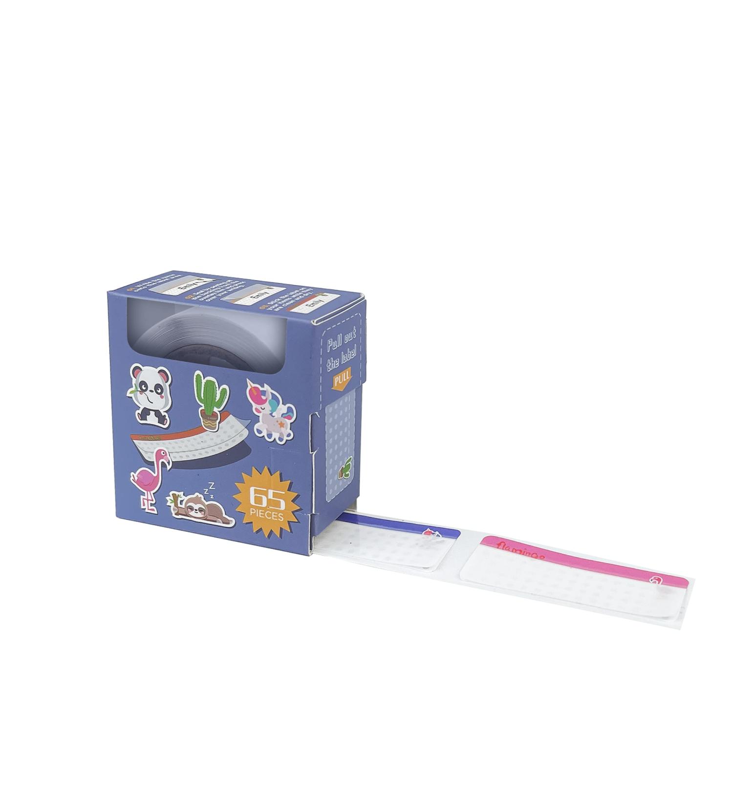 Se7en Baby Bottle Labels - Personalized Waterproof Name Stickers for Kids - Pack of 65 Purple Assorted Patterns & Colors - Perfect for Daycare - Buy Online on GoSupps.com