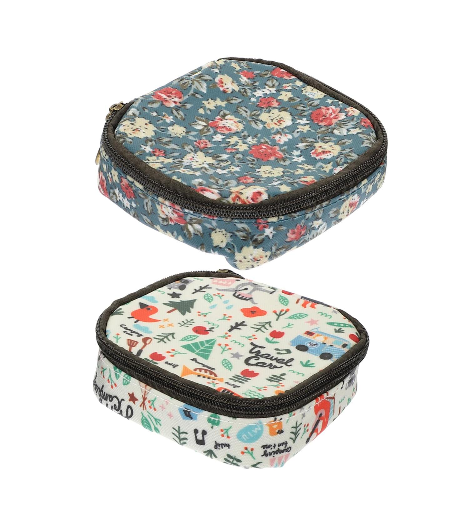 Buy Adozan 2-St Storage Bag - Multi-Purpose Makeup Tampon & Lipstick Organizer for Women - Fashionable Handbag Essential - Buy Online on GoSupps.com