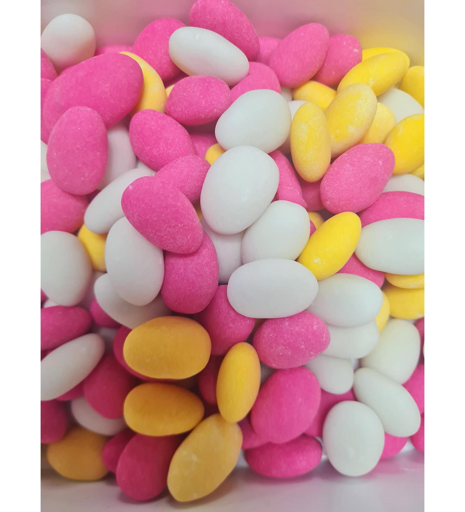 1kg Sugared Almonds Resealable Share Bag Pick N Mix sugar candy coating