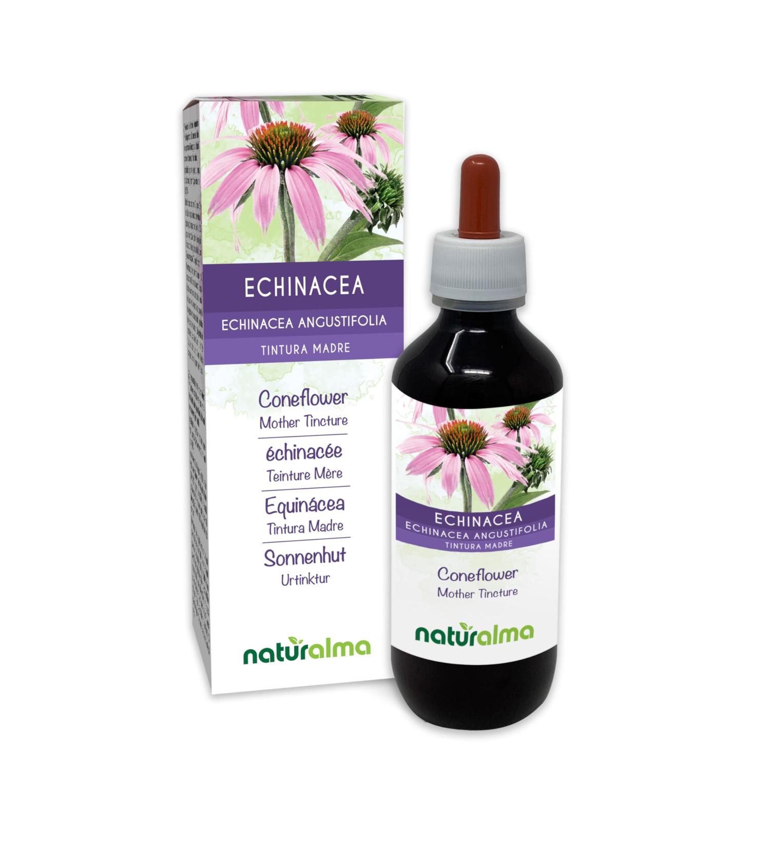 Sonnenhut Echinacea Angustifolia Roots Tincture 200ml | Vegan Non-Alcoholic Dietary Supplement | Natural Liquid Extract  - Buy Online on GoSupps.com
