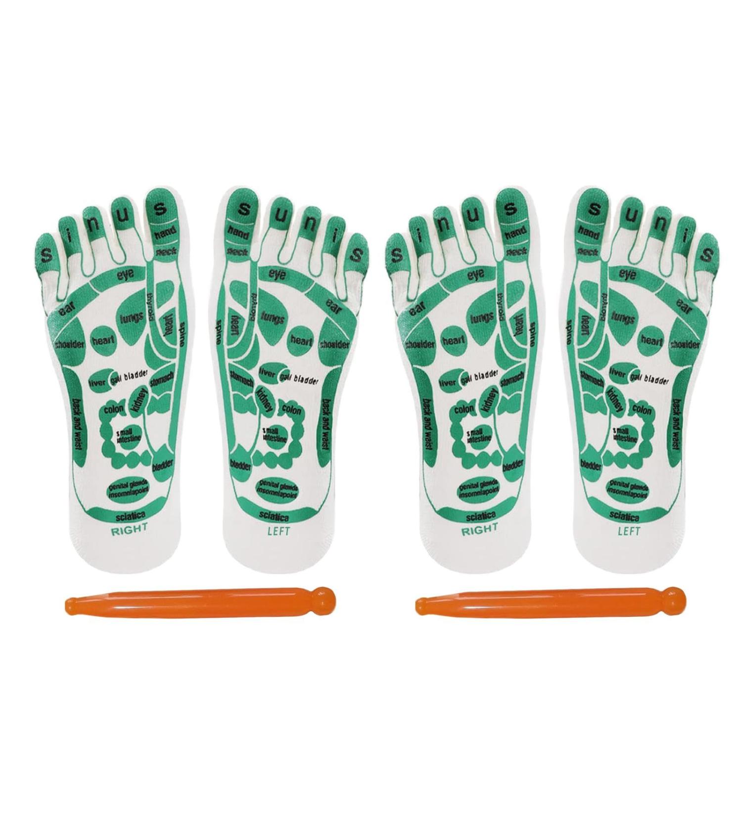 2024 Reflexzone Massage Socks | Progressive Acupuncture Therapy | Unisex Foot Massager for Flexible Blood Pressure Regulation - Buy Online on GoSupps.com