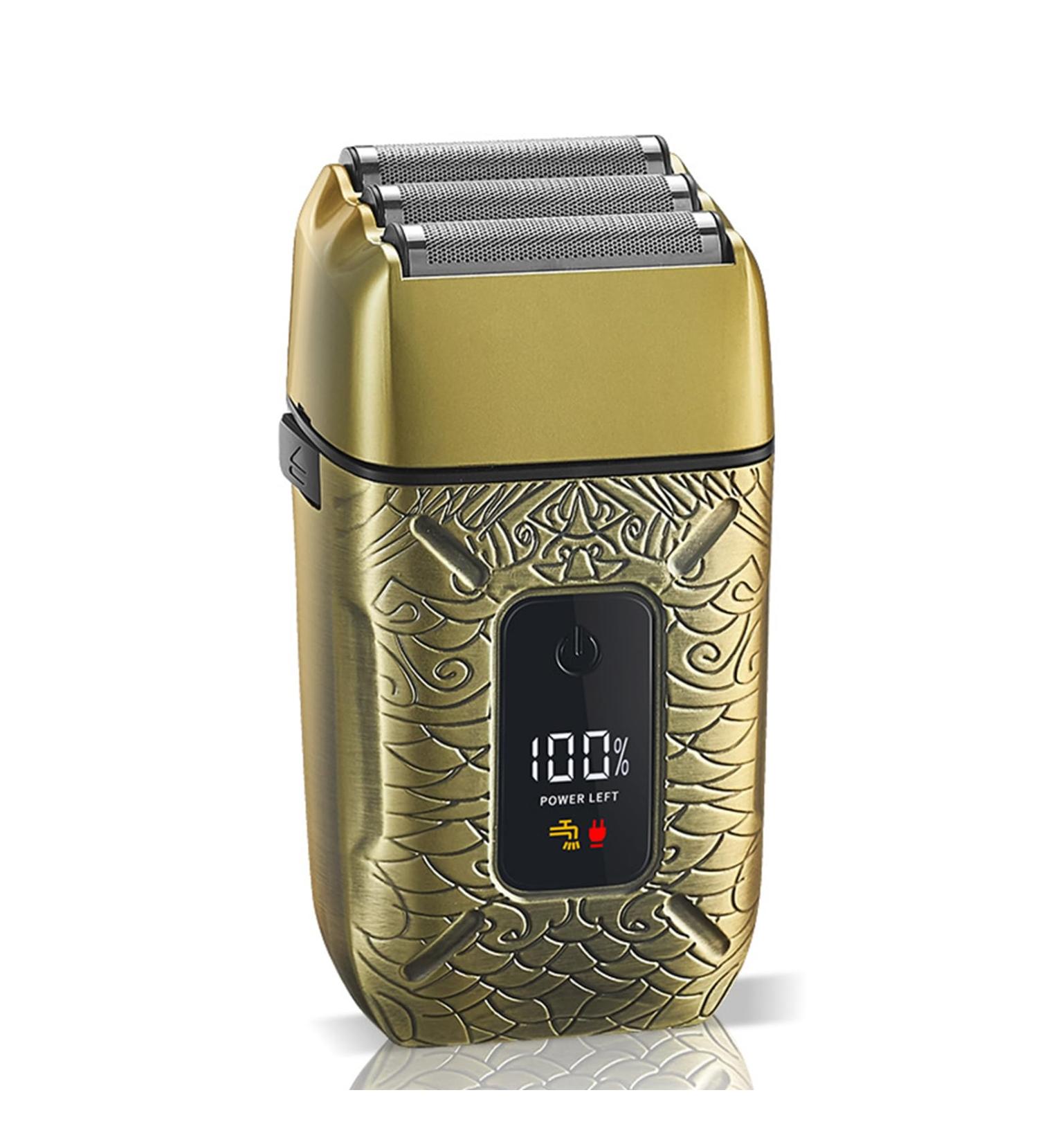 Beard Trimmer for Men - IPX6 Waterproof Electric Razor with 3 Blades | Wet & Dry Hair Clippers for Travel Grooming - Buy Online on GoSupps.com