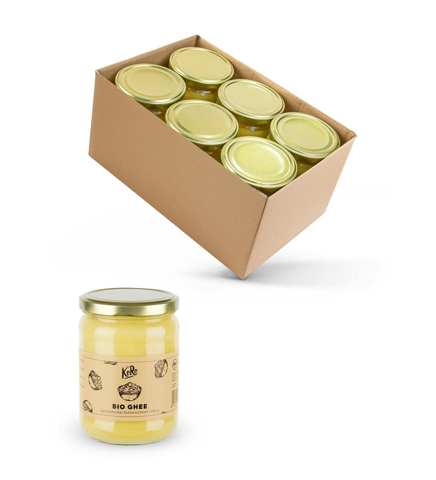 KoRo - Beurre clarifi bio (Ghee) 6 x 420 g Pack de 6 - Buy Online on GoSupps.com