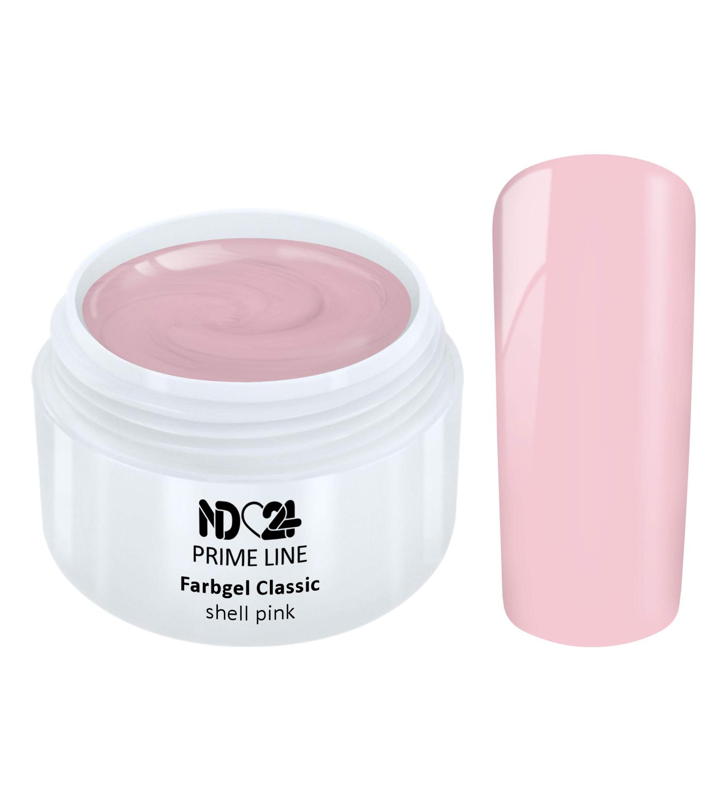 Prime Line - Color Uv Gel Led Color Gel Shell Pink Rosa - Made in Germany - 5ml