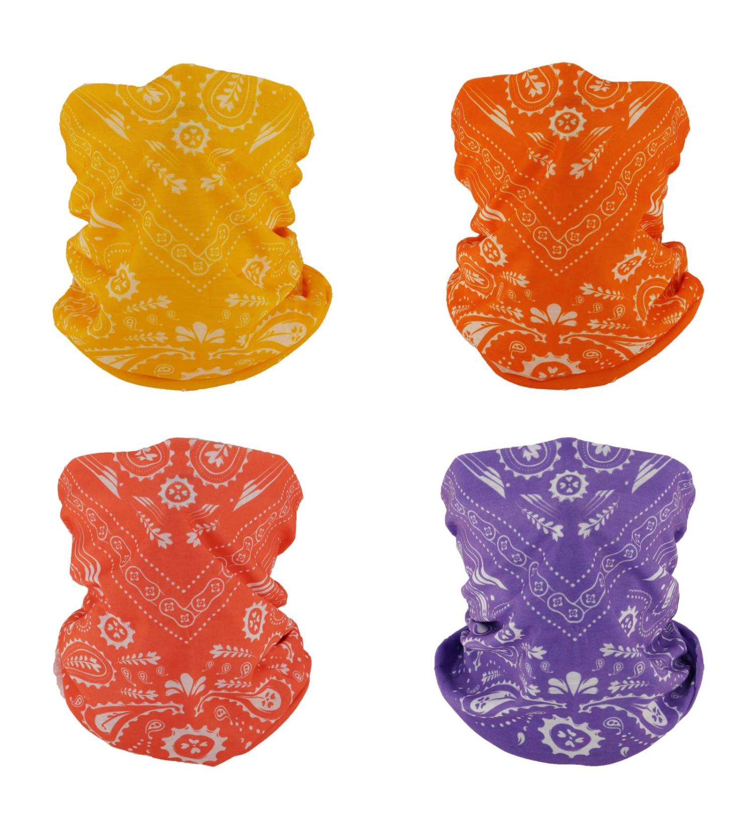 Shop Smehcf 4 Multi-Purpose Bandanas - Stylish Headbands & Face Masks for Men & Women - Breathable Reusable & Washable in Vibrant Colors - Buy Online on GoSupps.com