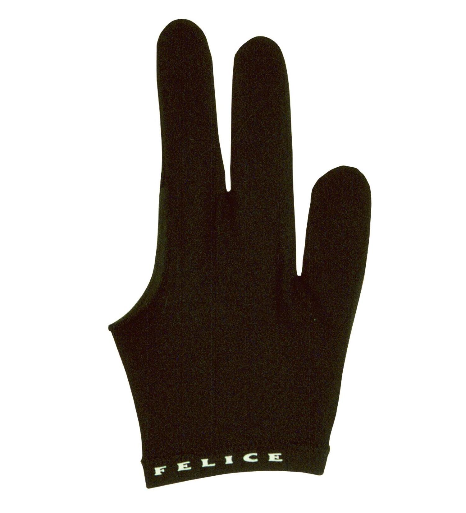 WinSport Billard glove Felice on hand stretchy and robust material adapts to the hand black red blue left on the right black bisod