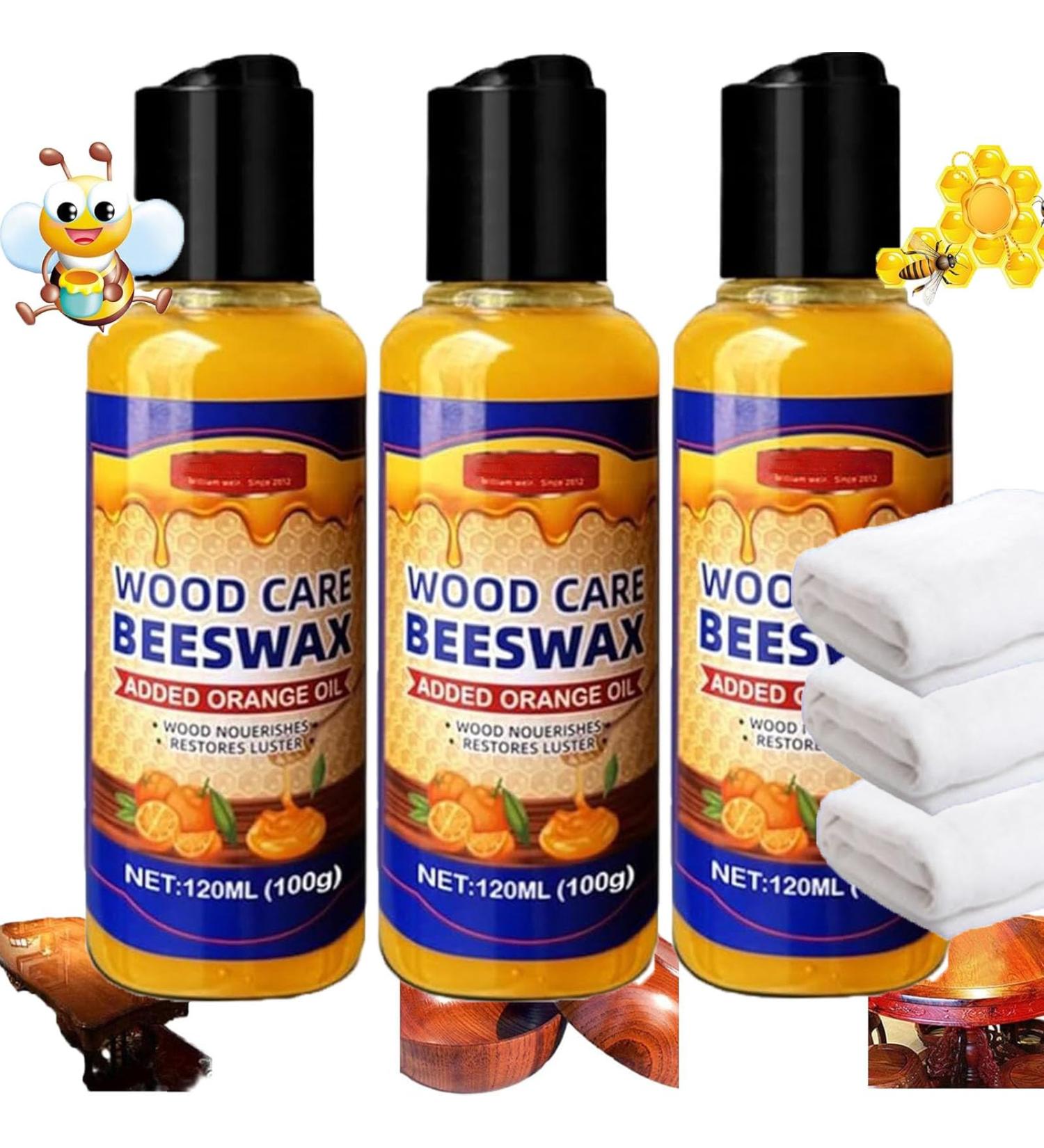 Natural Beeswax Orange Oil Wood Conditioner | Wood Care & Furniture Polish | Eco-Friendly Beeswax Spray for Floors - Buy Online on GoSupps.com