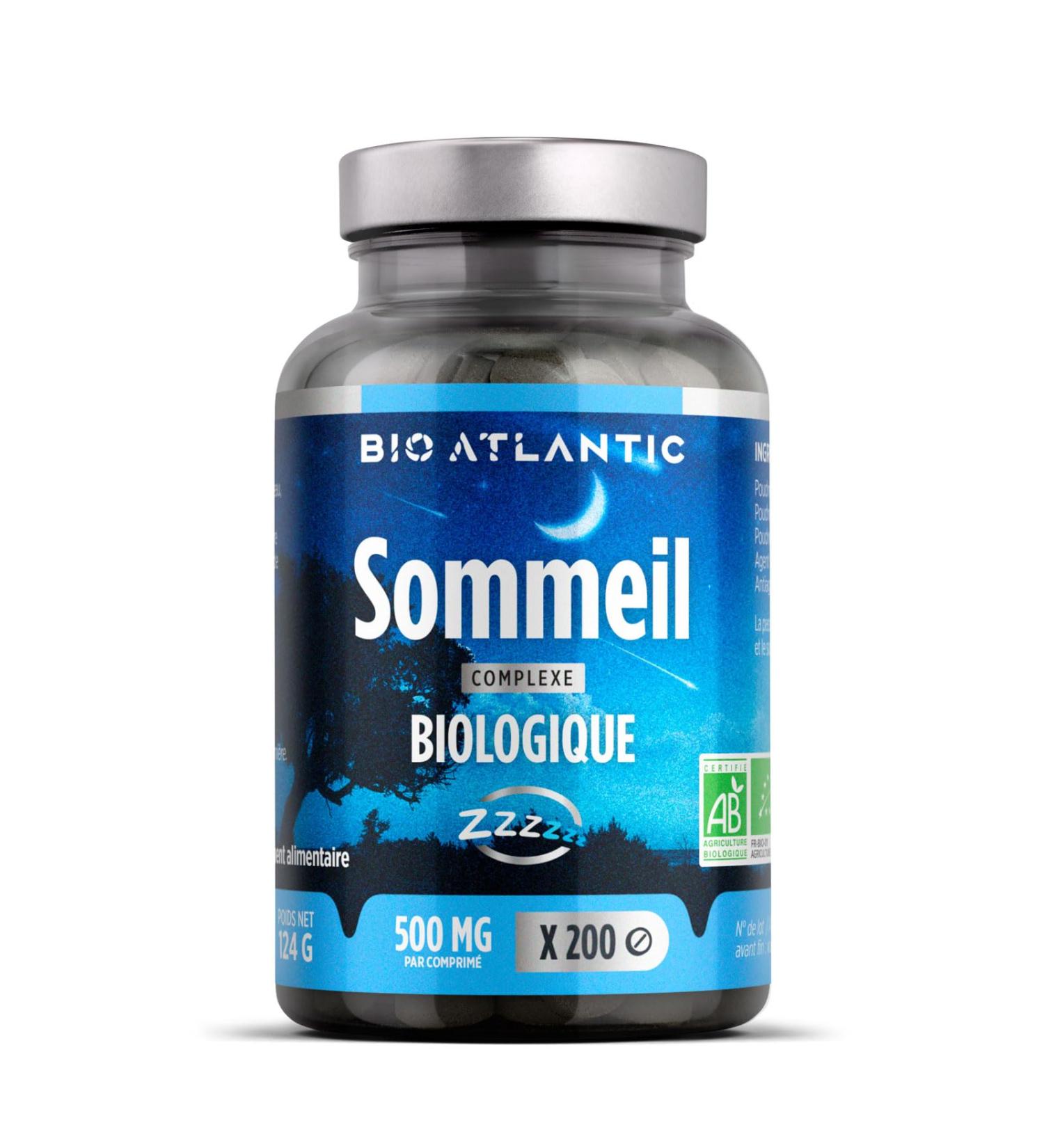 Passionflower Complex Hawthorn Escholtzia organic - 500 mg - 200 Tablets - Bio Atlantic - Buy Online on GoSupps.com