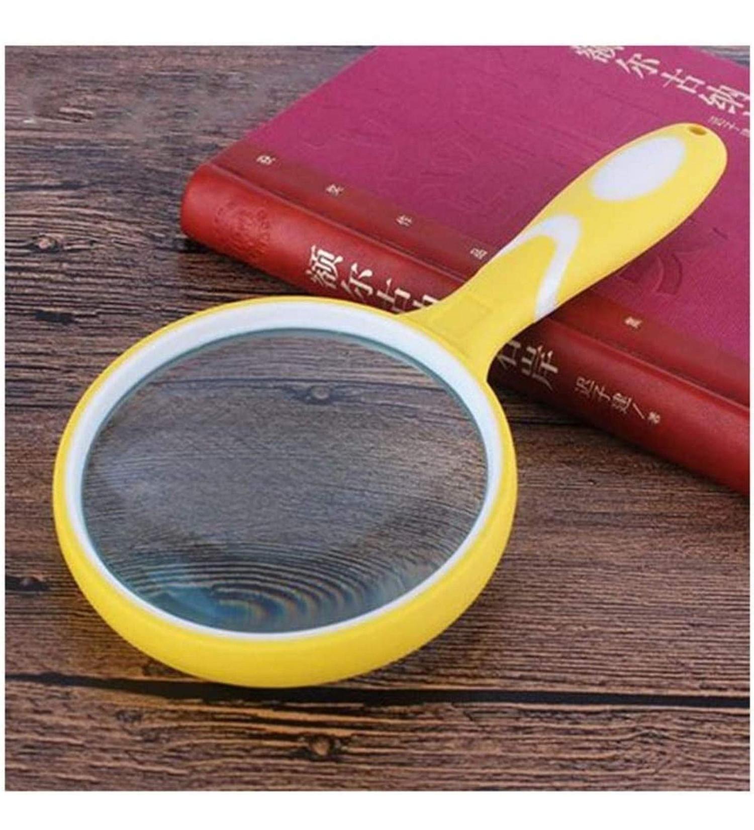 Magnifying Glasses for Hobbies Reading Magnifier 20 Times High Definition Handheld Magnifying Glass High Magnification Old Reading Student Teaching Children Magnifying Glass Vision - Buy Online on GoSupps.com