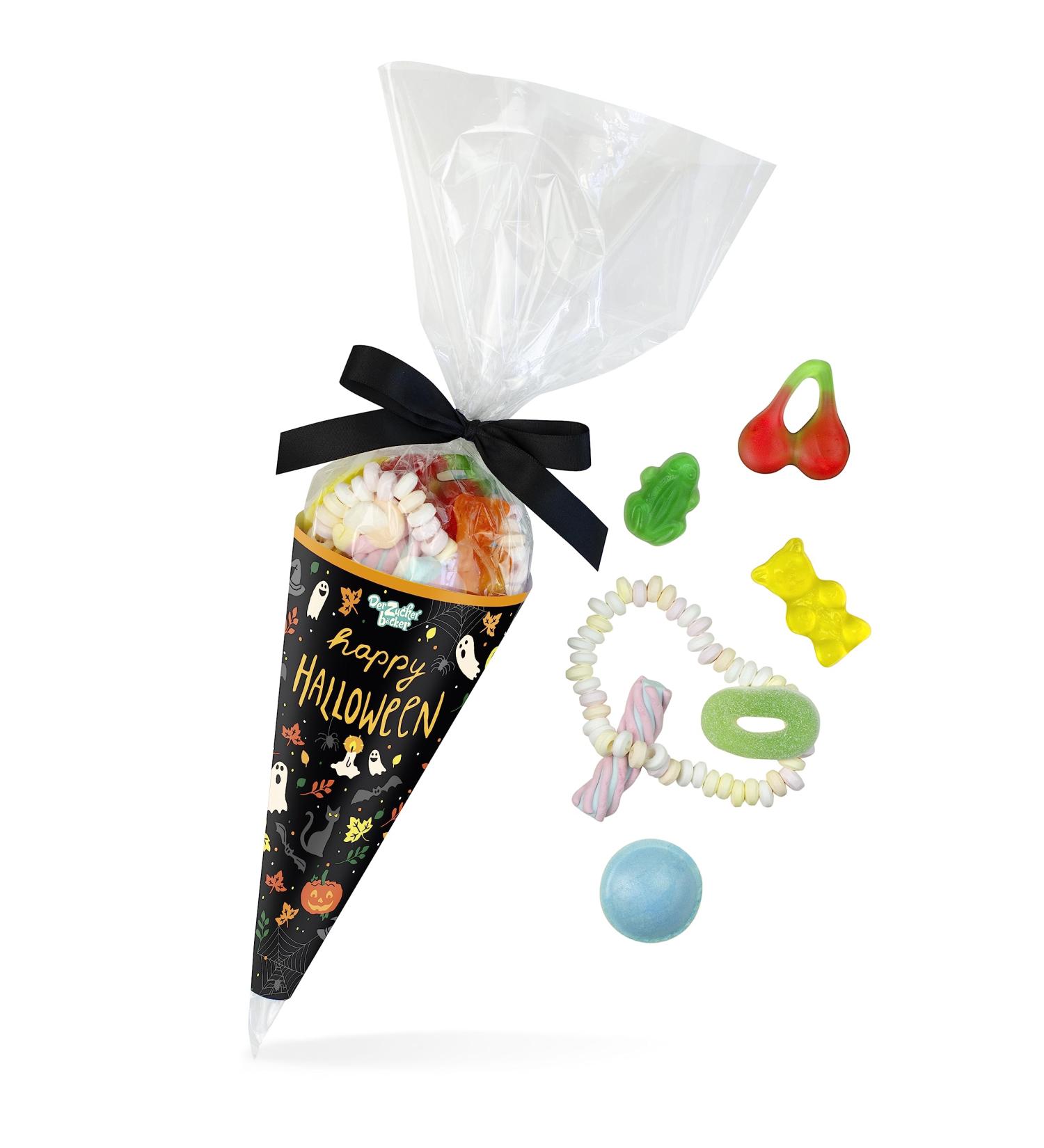 Happy Halloween Candy Cone - Scary Candy Mix Gift Bag | Perfect Halloween Treats & Gift Ideas - Buy Online on GoSupps.com
