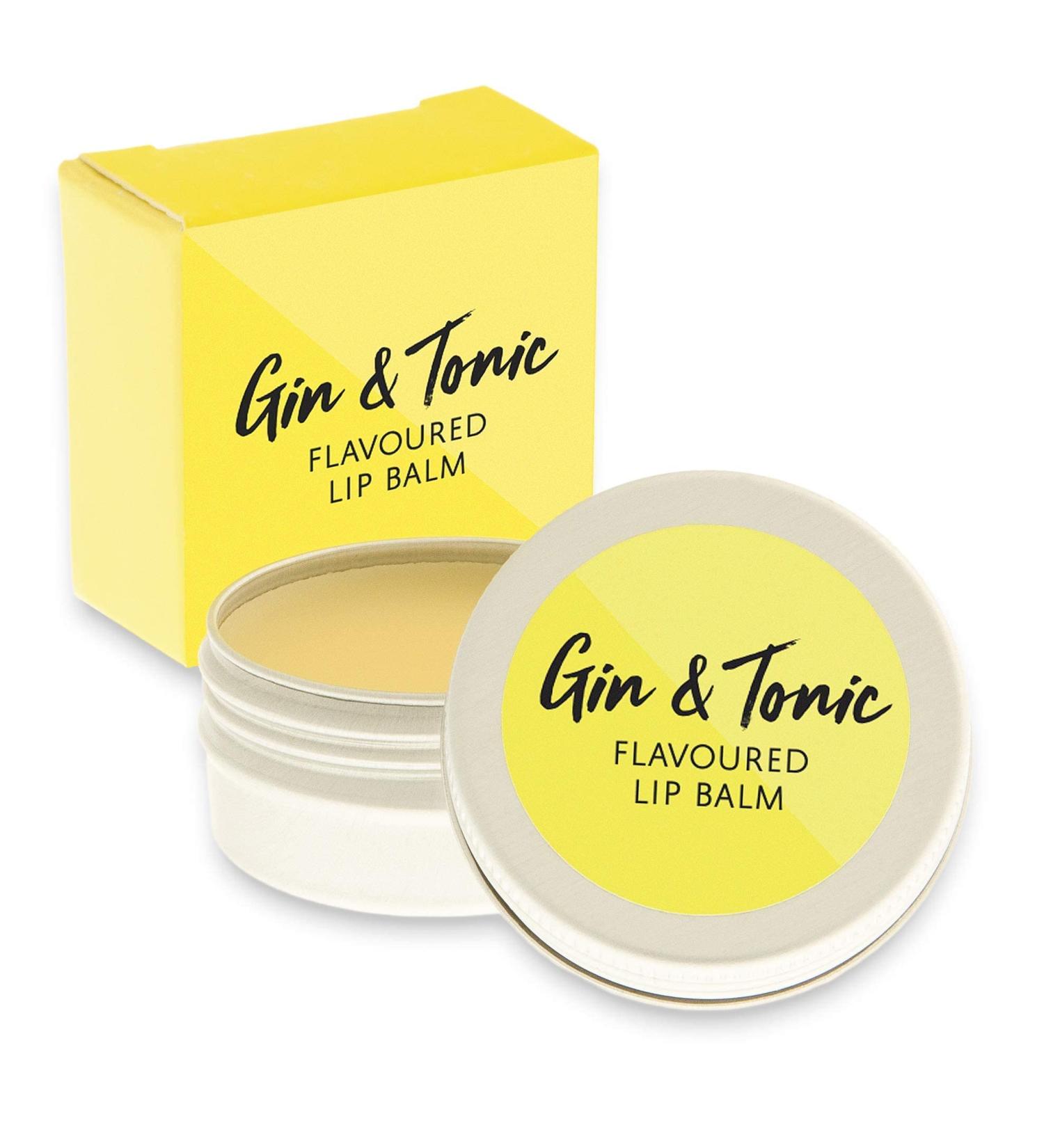 Gin and Tonic Lip Balm - Hand-Poured Hydrating Treatment for Chapped Lips (12g) - Vegan-Friendly Formula with Candelilla Wax for Nourishment and Repair - Buy Online on GoSupps.com