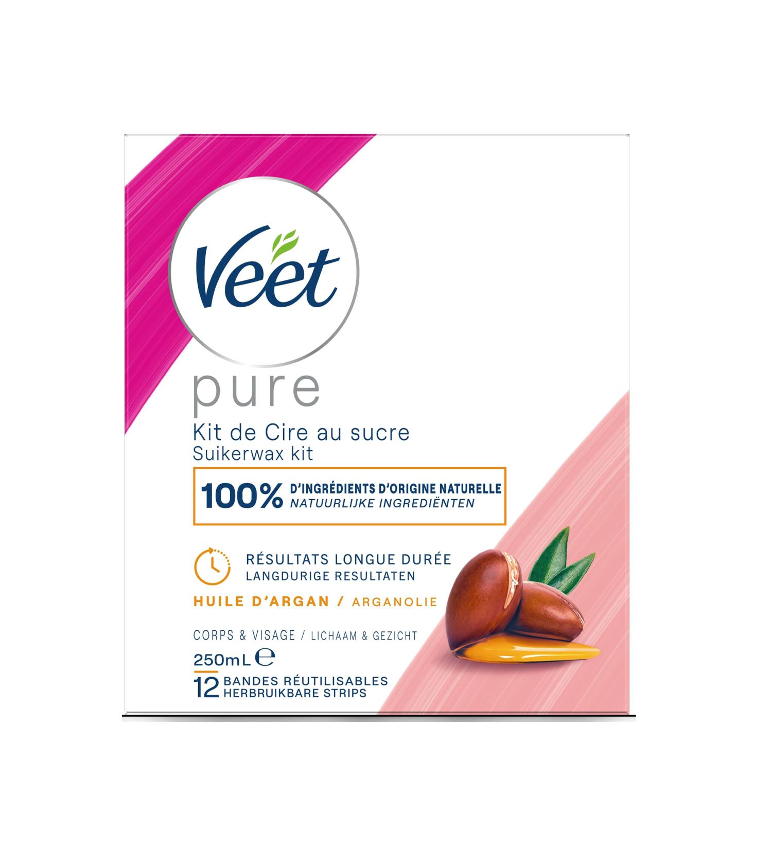 Veet Minima Argan Sugar Wax 250ml - Gentle Hair Removal for All Skin Types | Buy Online Internationally - Buy Online on GoSupps.com