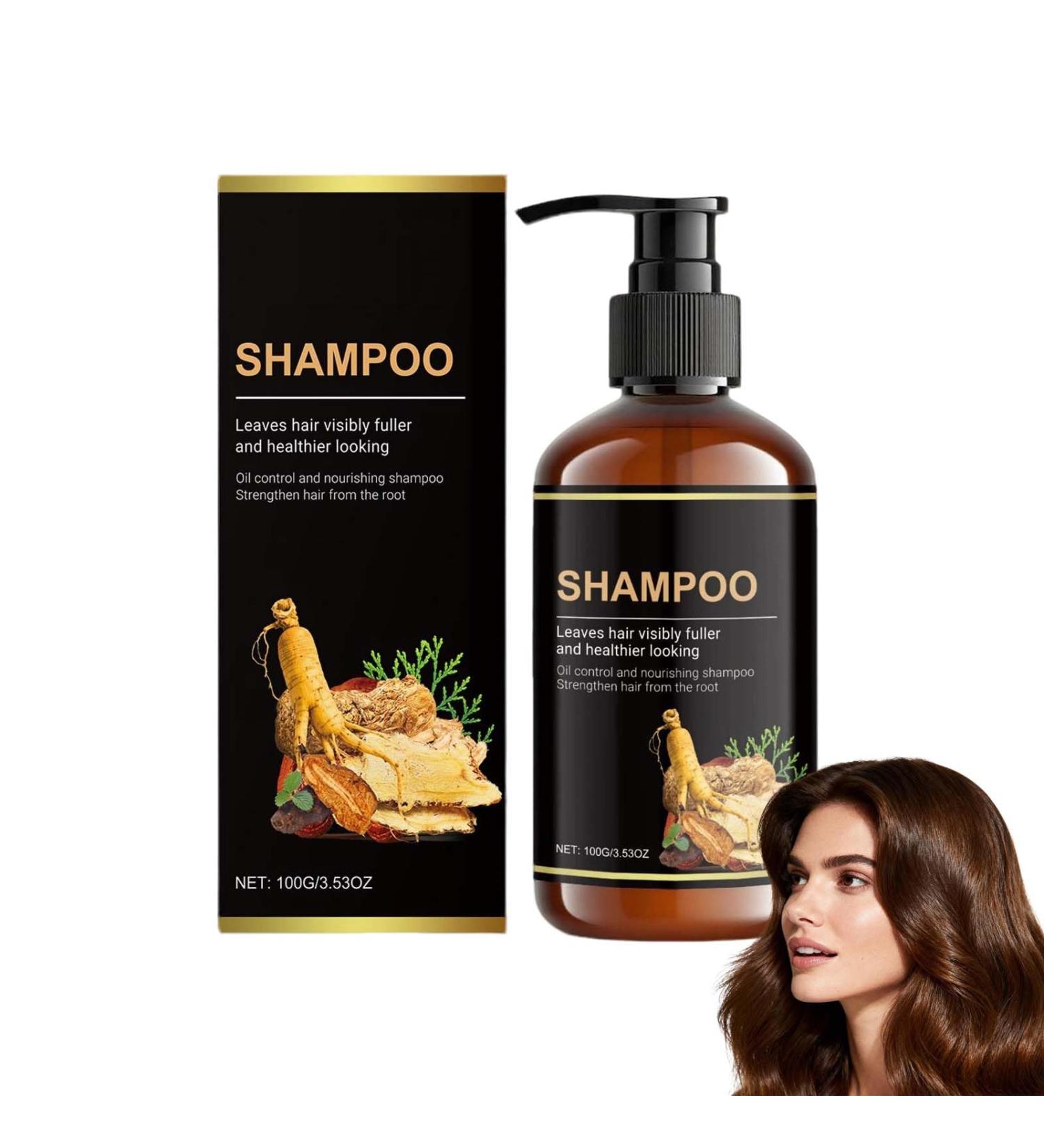  XUSHAOLUN Nourishing Hair Growth Shampoo for Oil Control and Scalp Care Formulated with Ginseng Polygonum Multiflorum & Rosemary 3.53 oz Hair - Buy Online on GoSupps.com