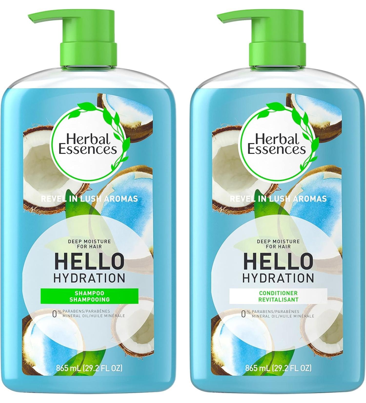 Herbal Essences Hello Hydration Shampoo and Conditioner Set 865 mL - Buy Online on GoSupps.com