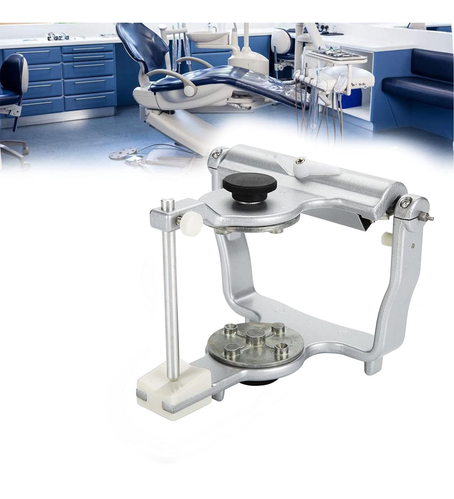 Adjustable Dental Magnetic Denture Articulator - Premium Full Mouth Metal Lab Tool for Dentists | International Shipping Available - Buy Online on GoSupps.com
