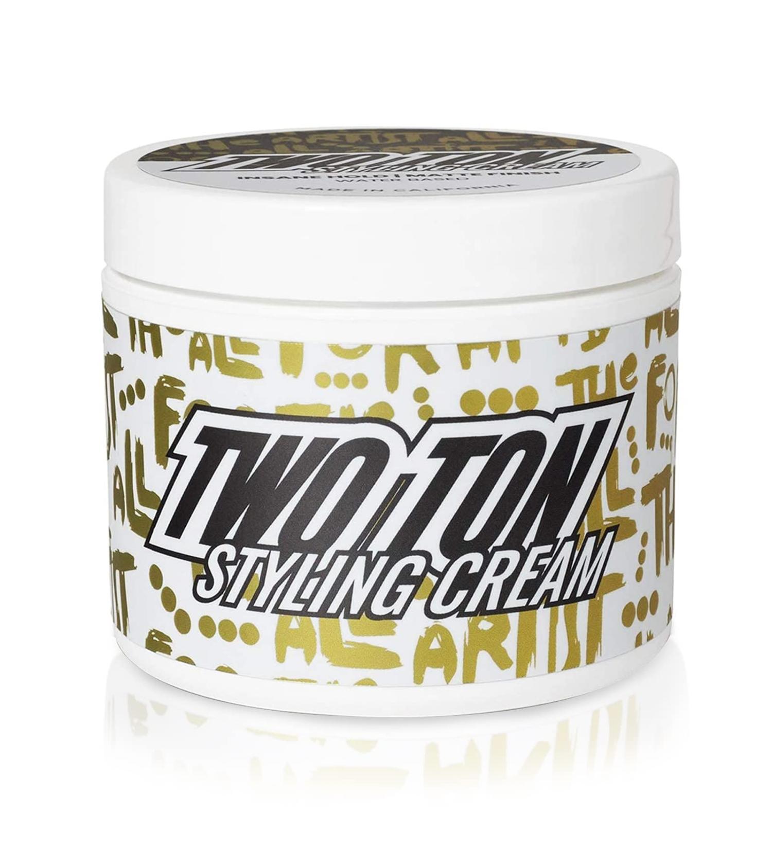 Hanz de Fuko Two Ton Insane Hold Styling Cream - Extreme Hold, Matte Finish - 4 oz - Buy Online on GoSupps.com