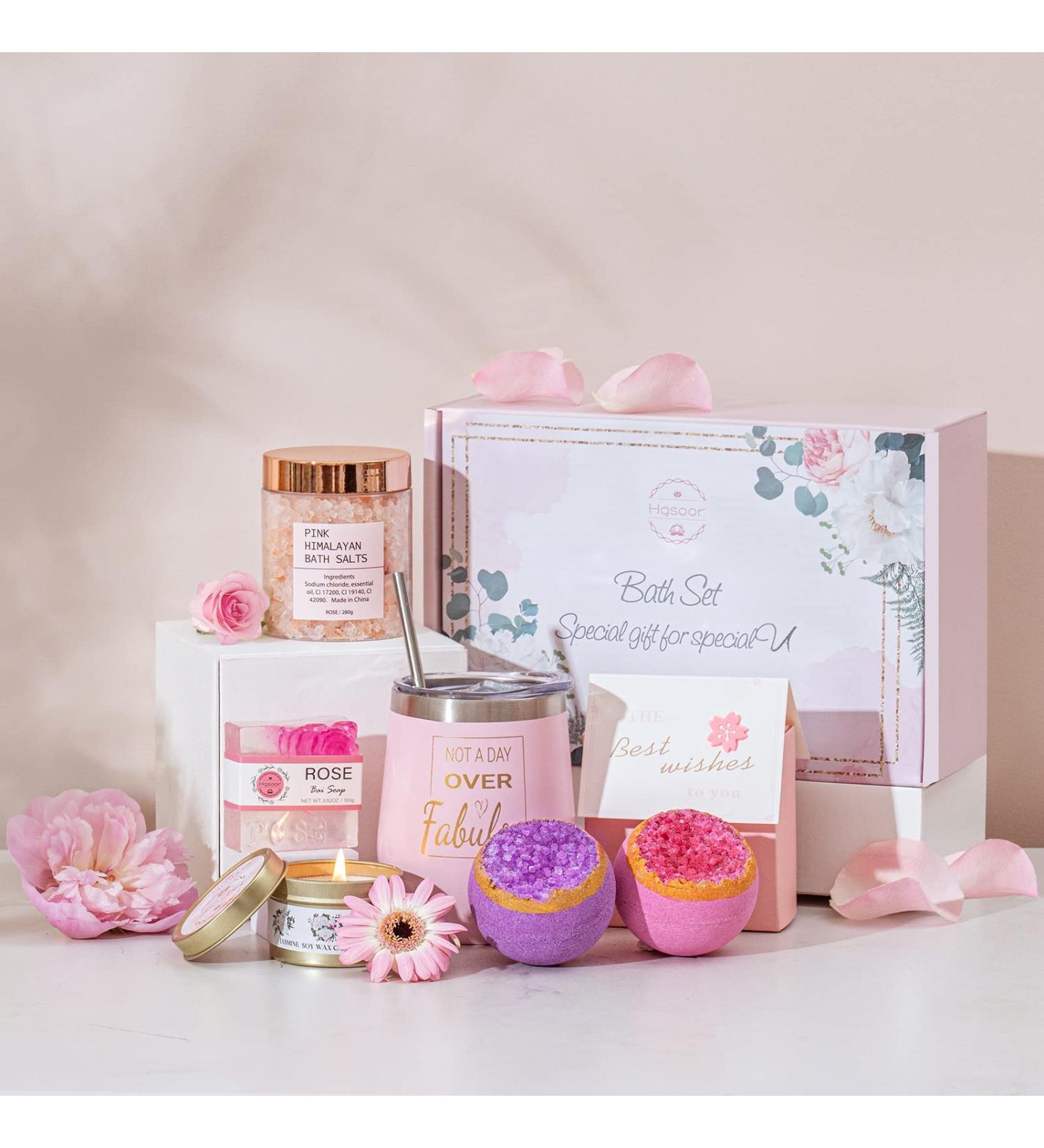 Relaxation Spa Gift Basket for Women | Unique Birthday and Mothers Day Gift Set - Buy Online on GoSupps.com