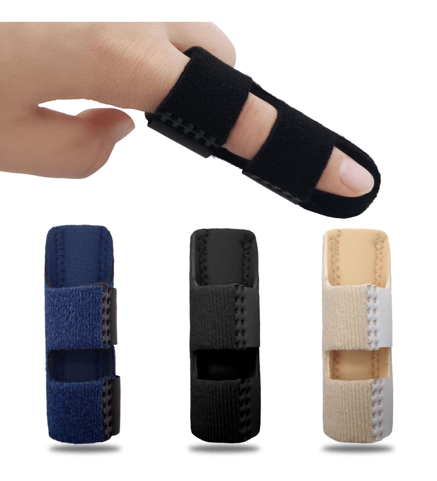 Adjustable Finger Splint Set for Trigger Finger Support - 3 Pcs Trigger Finger Brace for Immobilization & Straightening - Suitable for All Fingers - Buy Online on GoSupps.com