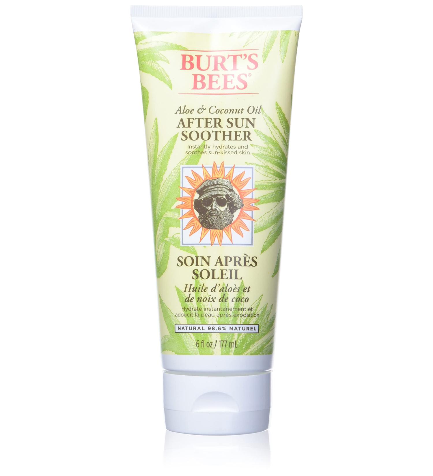 Burt's Bees Aloe & Coconut Oil After Sun Soother 177ml tube - Buy Online on GoSupps.com